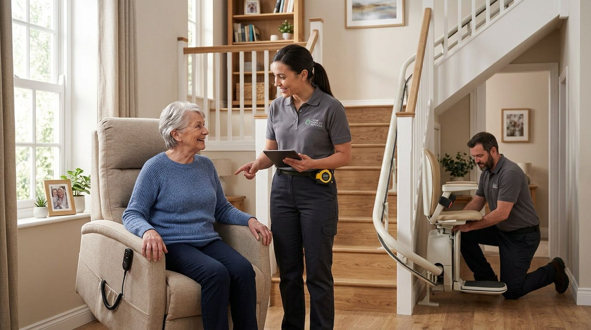 Planning a lift chair and stairlift installation together