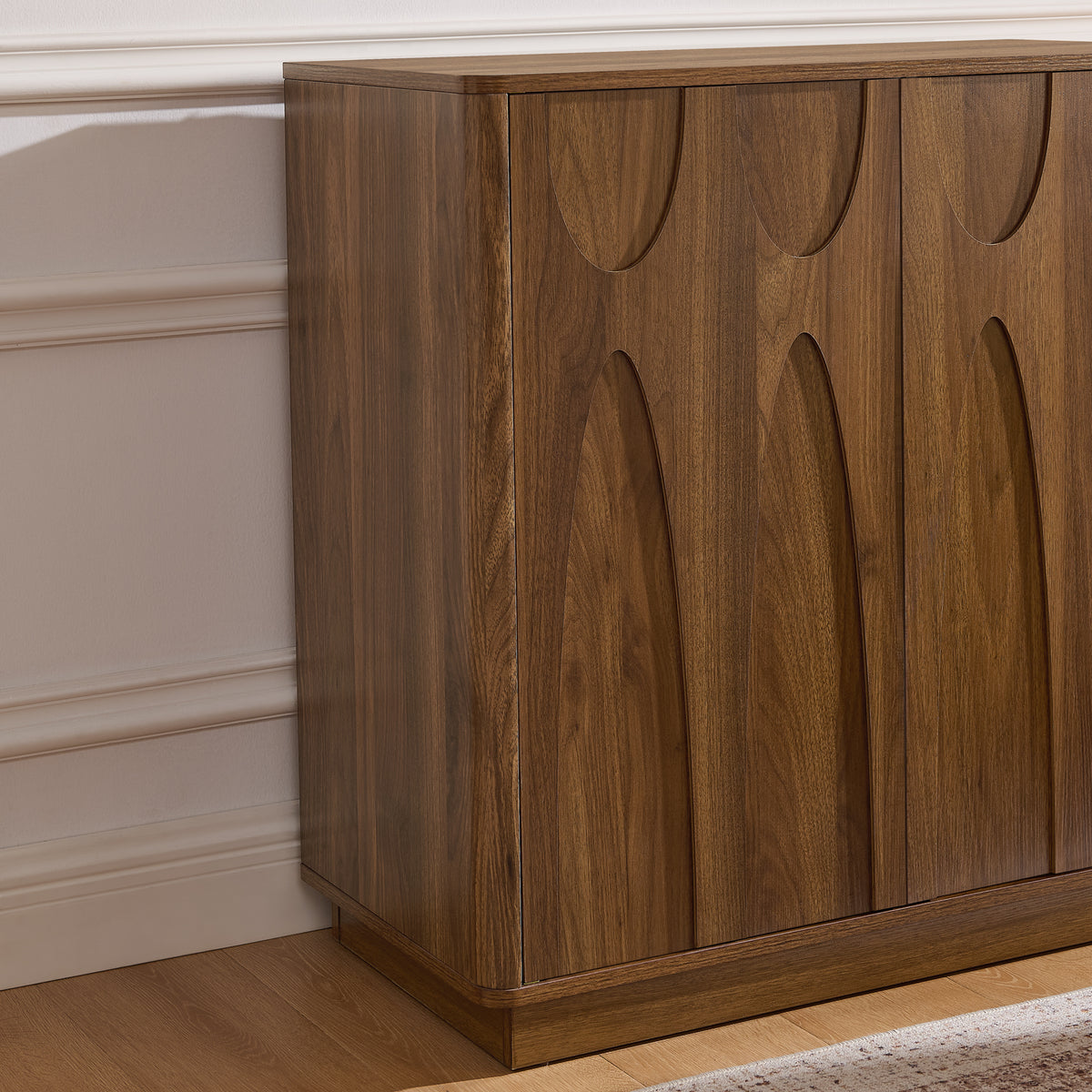 Modern 2-Door Freestanding Storage Cabinet