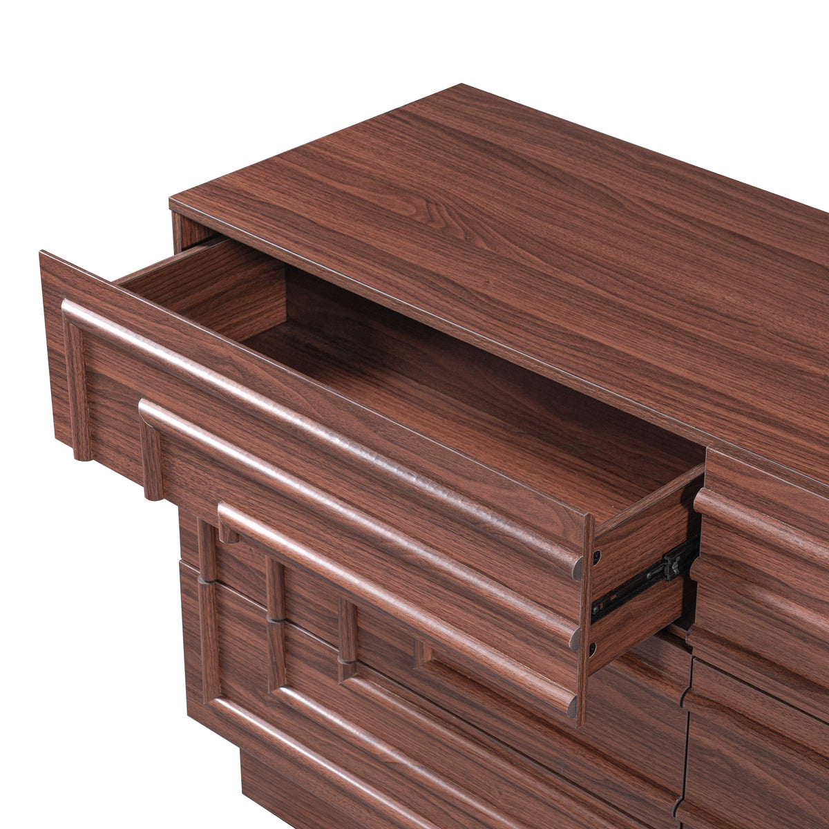 57.2" 6-Drawer Modern Dresser