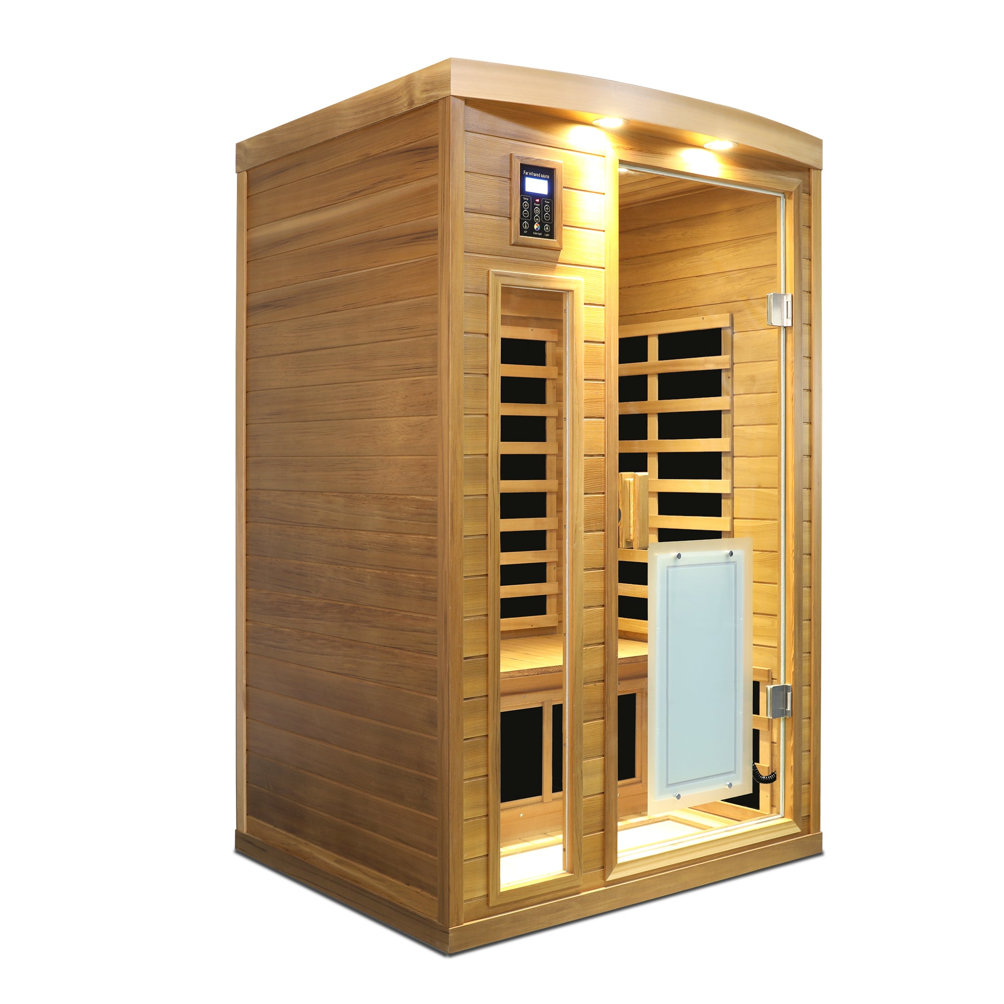 Low EMF 2-Person Red Cedar Far-Infrared Indoor Sauna