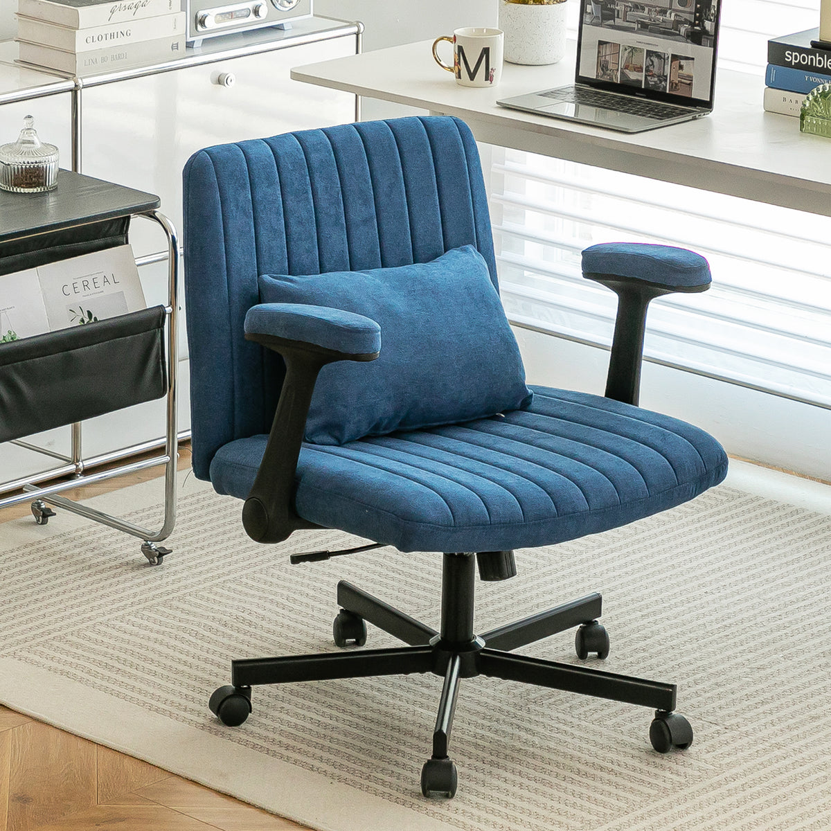 Modern Criss-Cross Armrest Office Chair