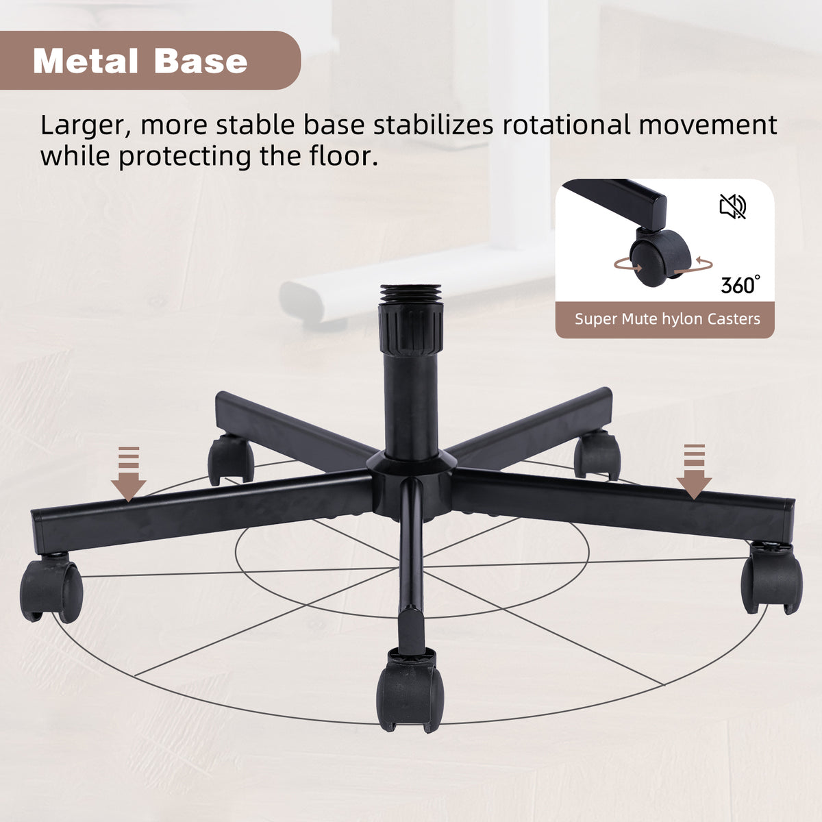 Modern Criss-Cross Armrest Office Chair