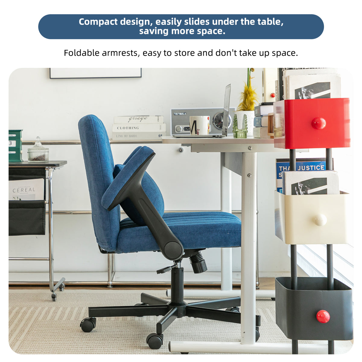 Modern Criss-Cross Armrest Office Chair