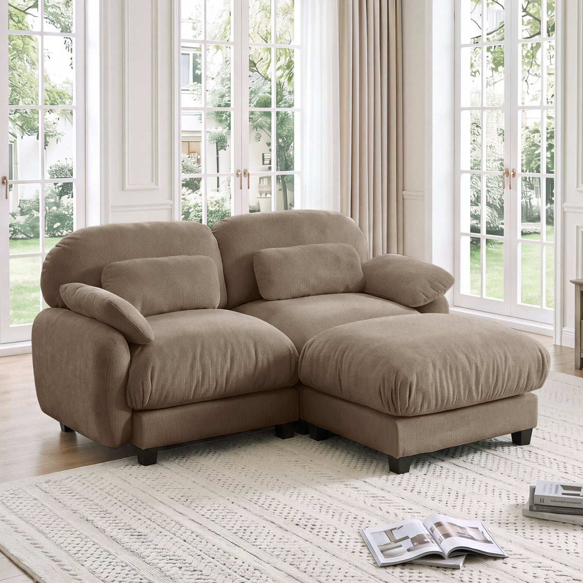 Cloudmere Modern Chenille Modular Sofa