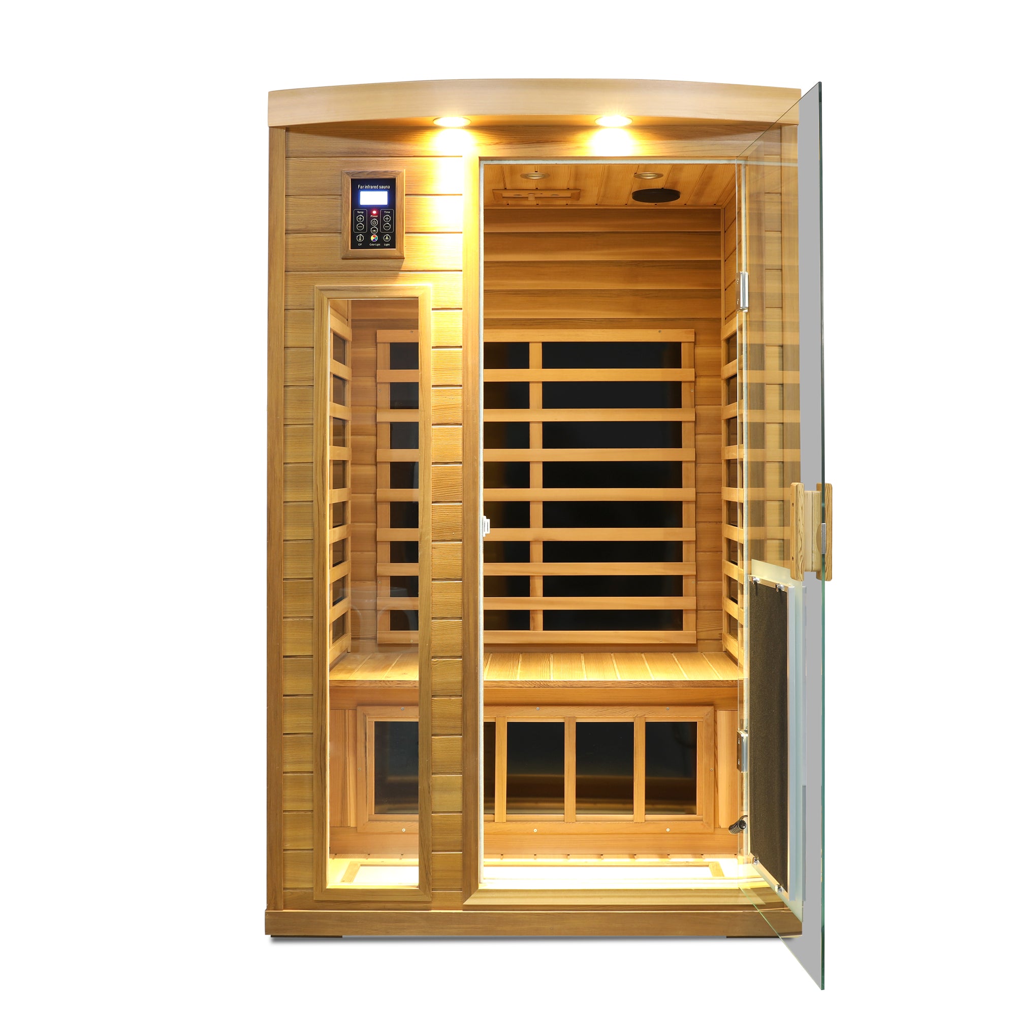 Low EMF 2-Person Red Cedar Far-Infrared Indoor Sauna