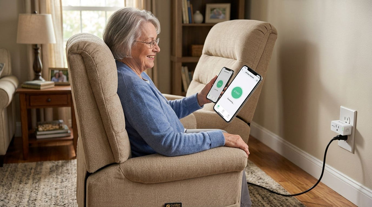Connecting a smart plug to control your lift chair remotely
