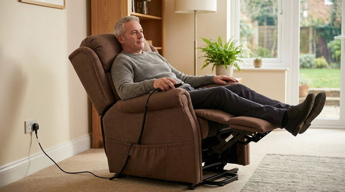 Does a lift chair need to stay plugged in to recline?