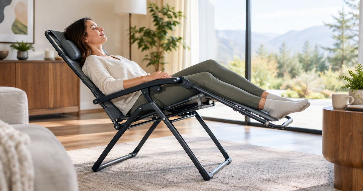 How long should you sit in a zero gravity recliner each day?