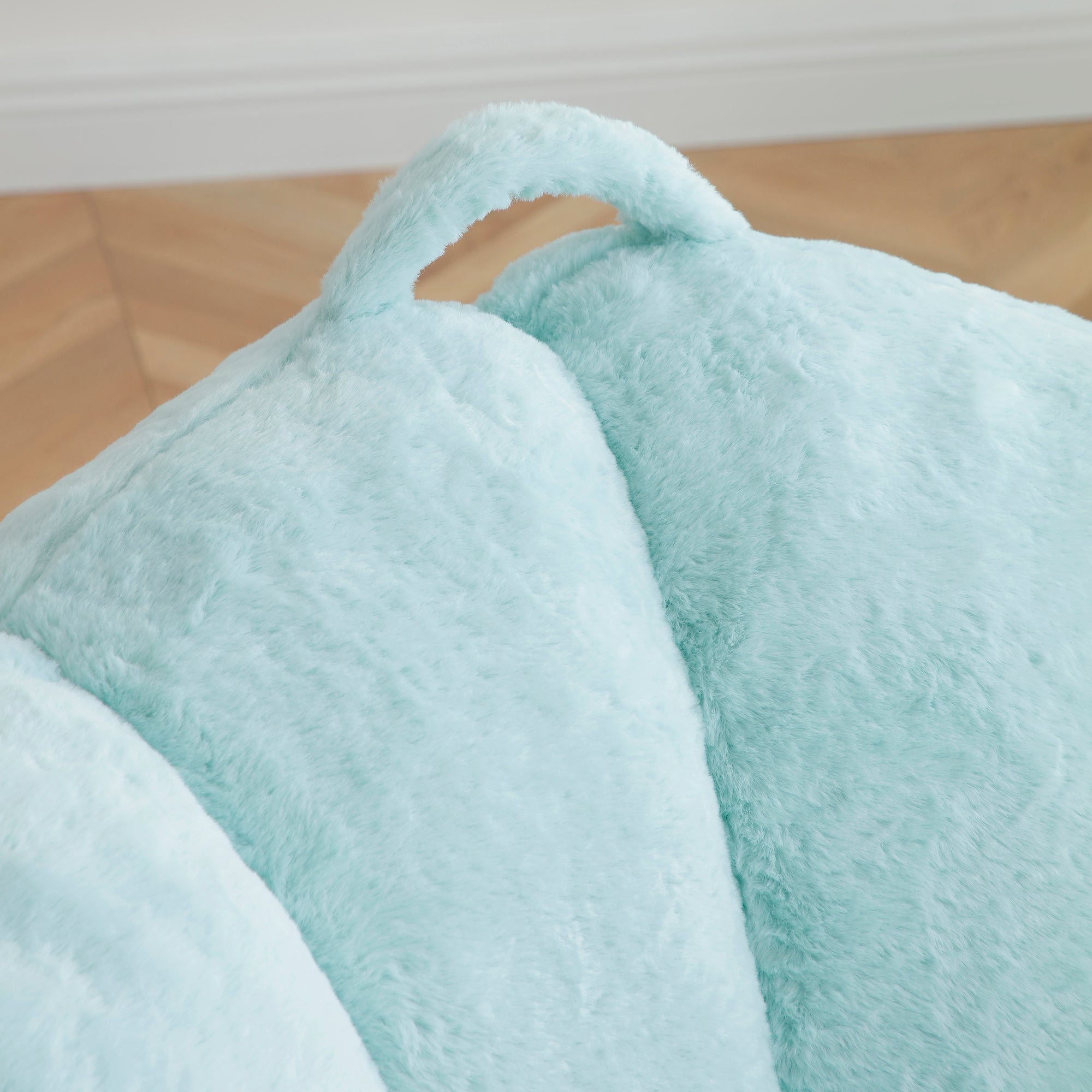 Foam Bean Bag Chair with Footrest