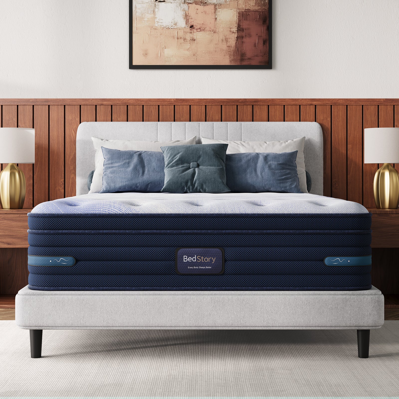 BedStory SpineAlign 12" Queen Firm Cooling Hybrid Mattress
