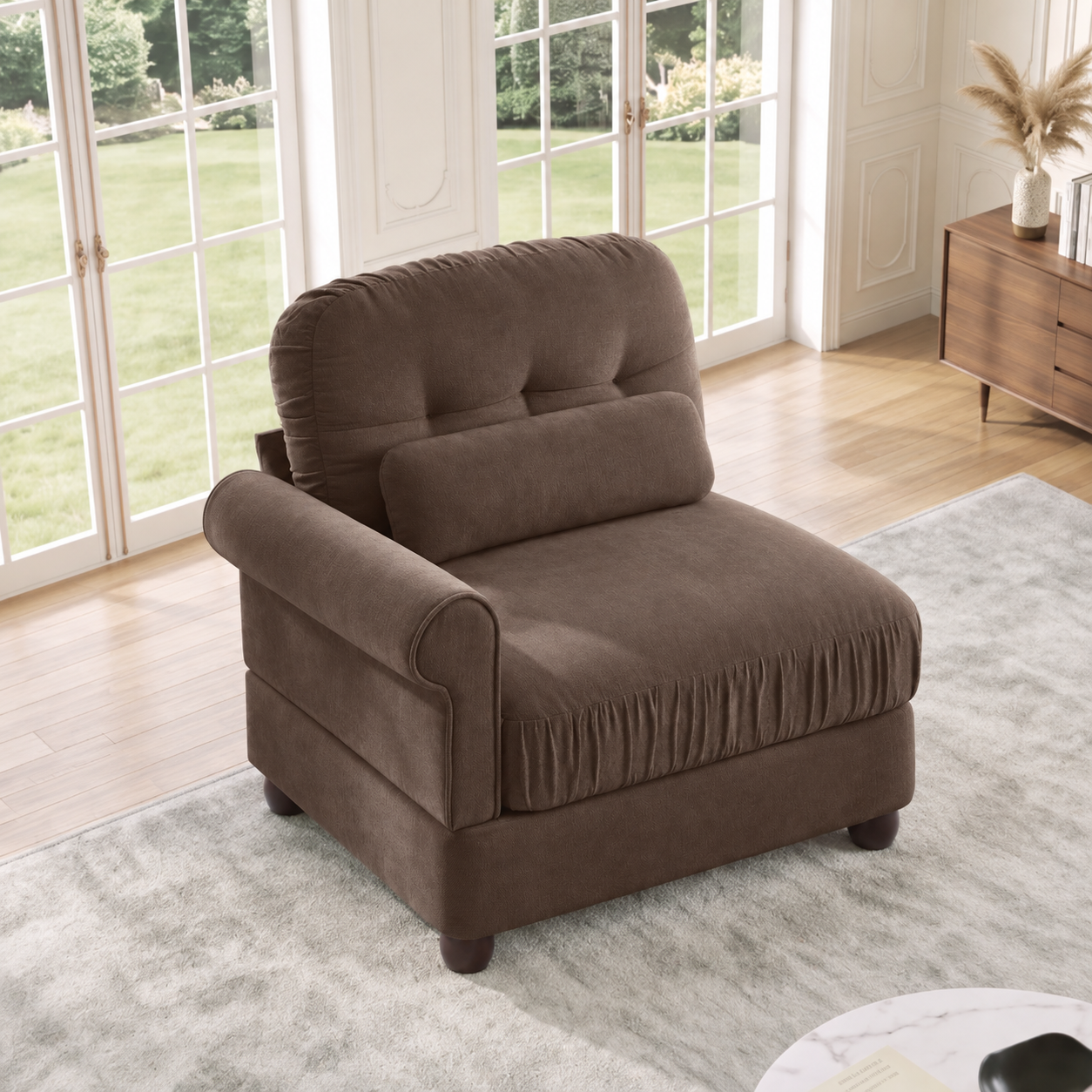 Roselle Classic Chenille Modular Sofa