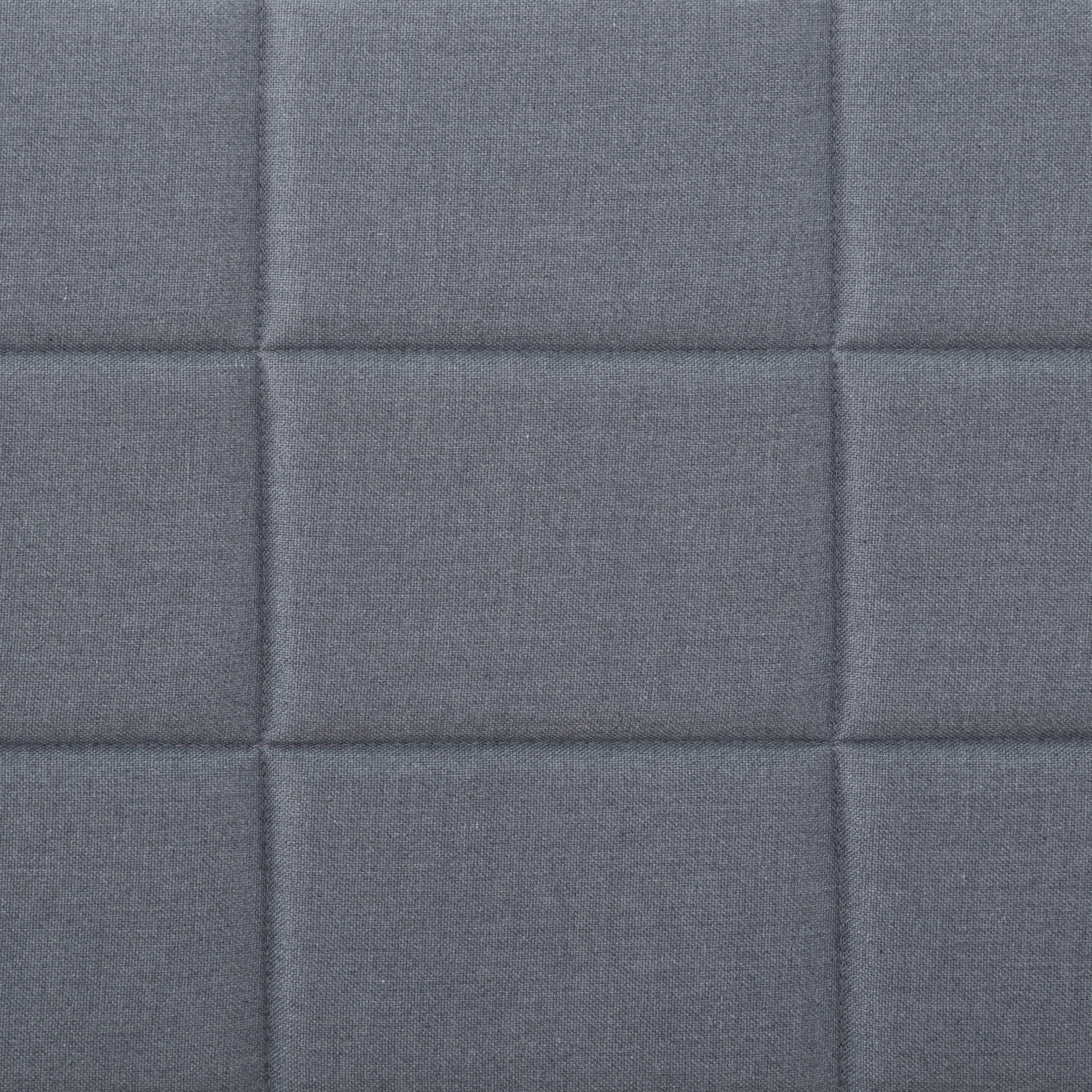 King Upholstered Platform Bed Frame – Tufted Headboard, Solid Wood Slats, Adjustable Height