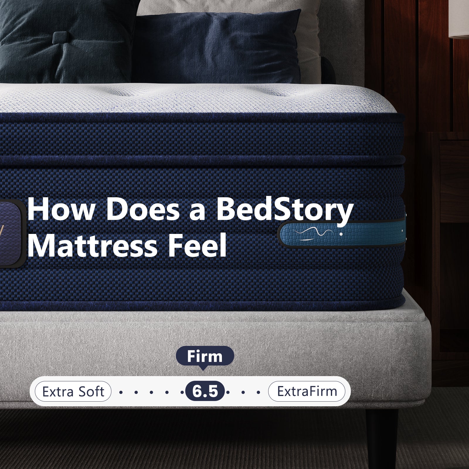 BedStory SpineAlign 12" Queen Firm Cooling Hybrid Mattress