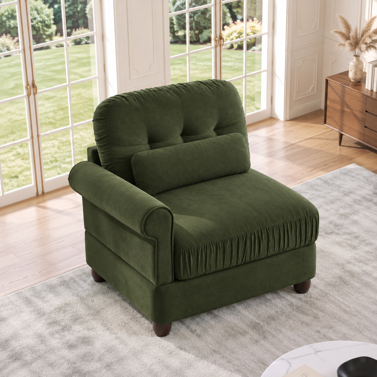 Roselle Classic Chenille Modular Sofa