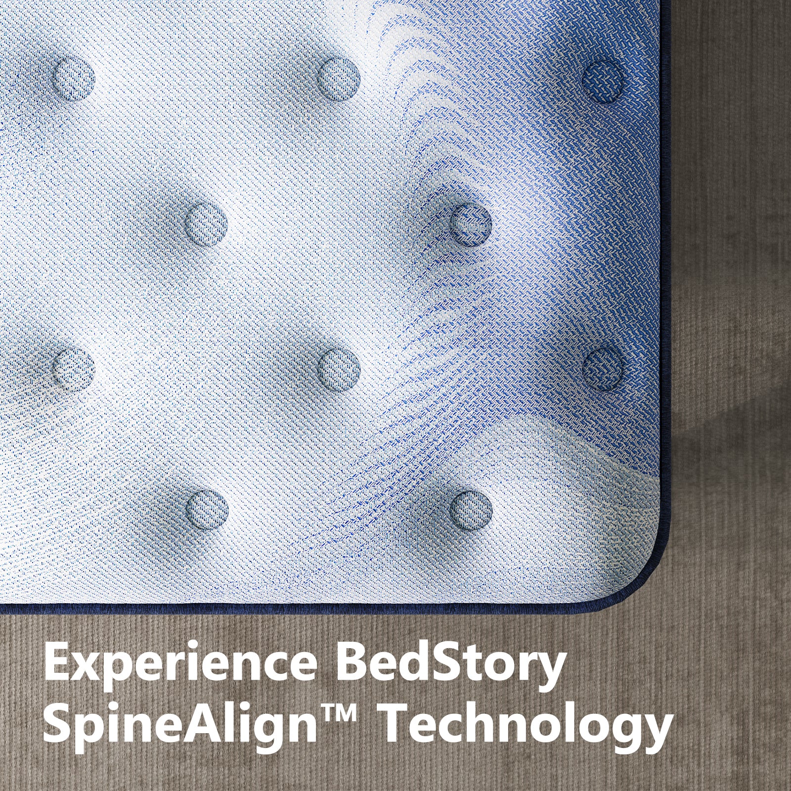 BedStory SpineAlign 12" Queen Firm Cooling Hybrid Mattress