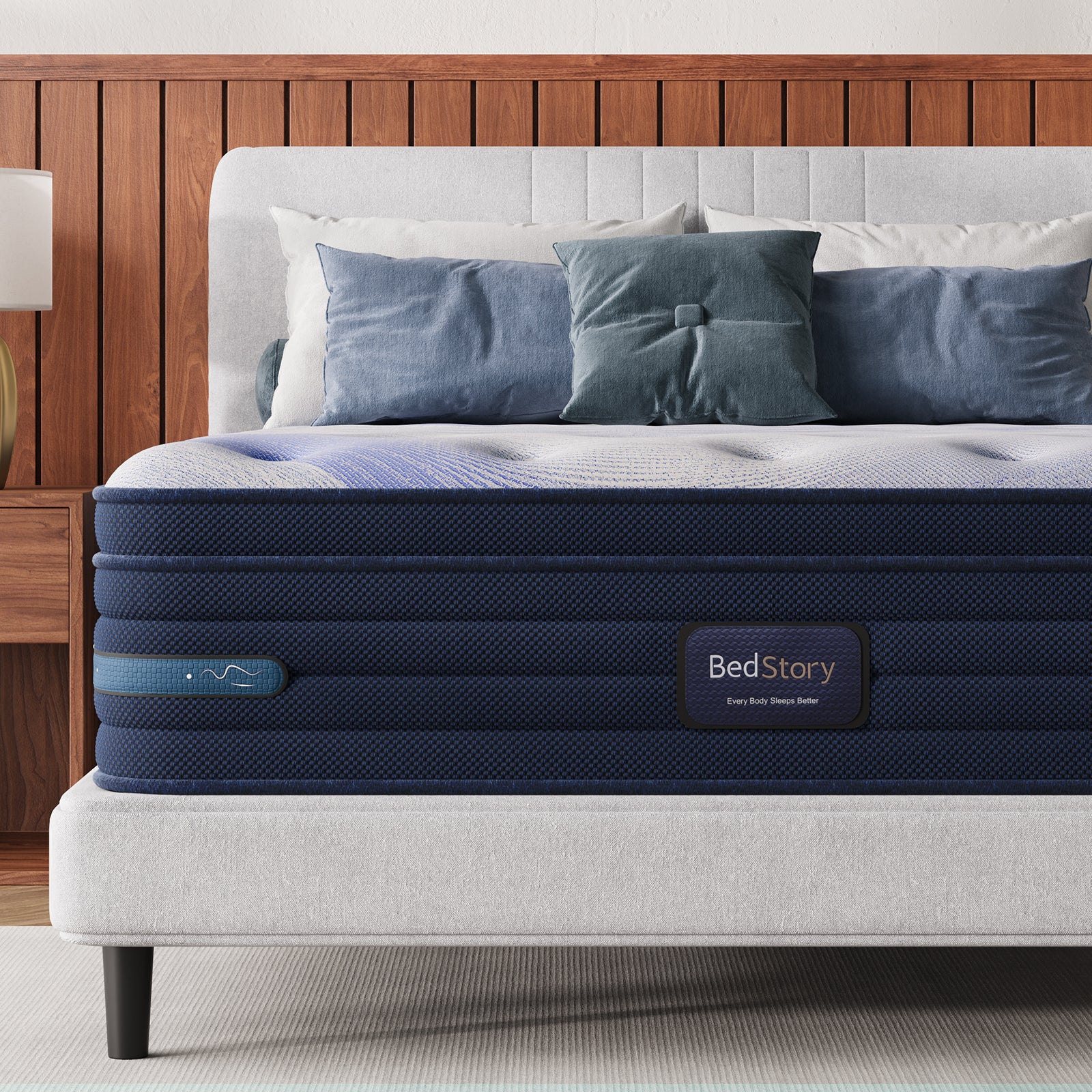 BedStory SpineAlign 12" Queen Firm Cooling Hybrid Mattress
