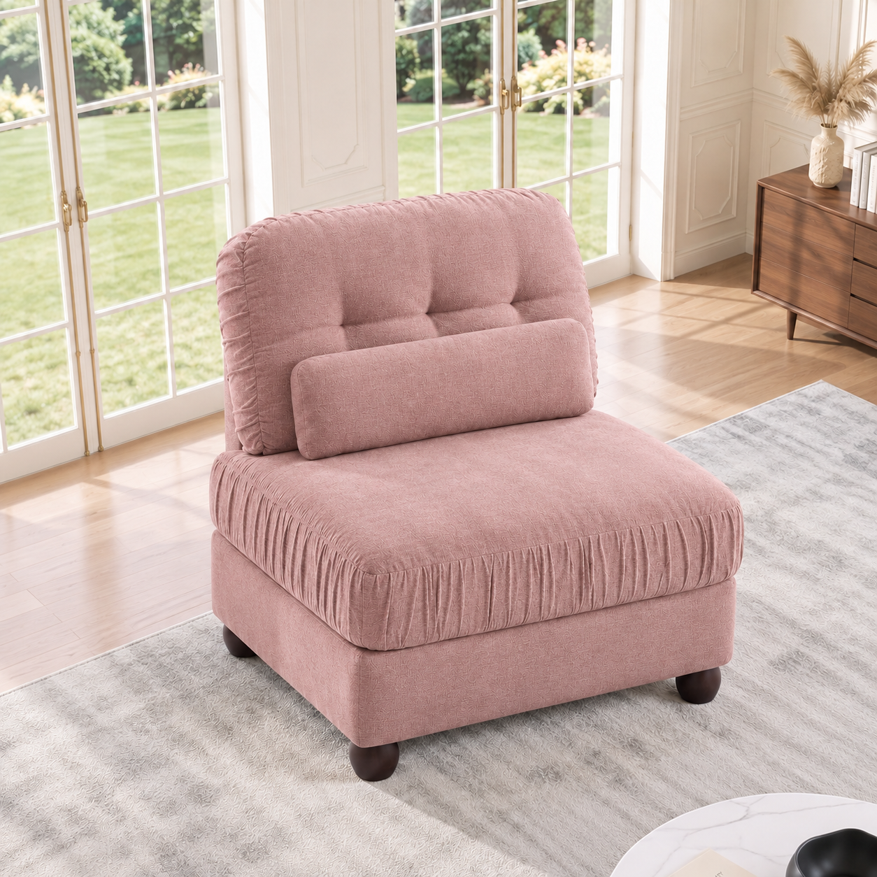 Roselle Classic Chenille Modular Sofa