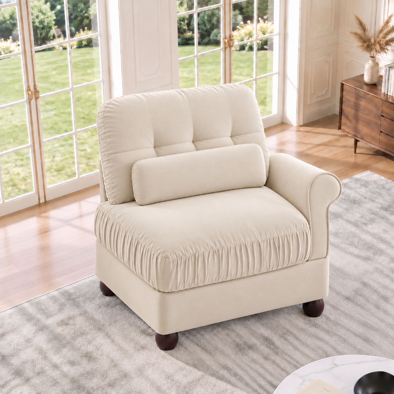 Roselle Classic Chenille Modular Sofa