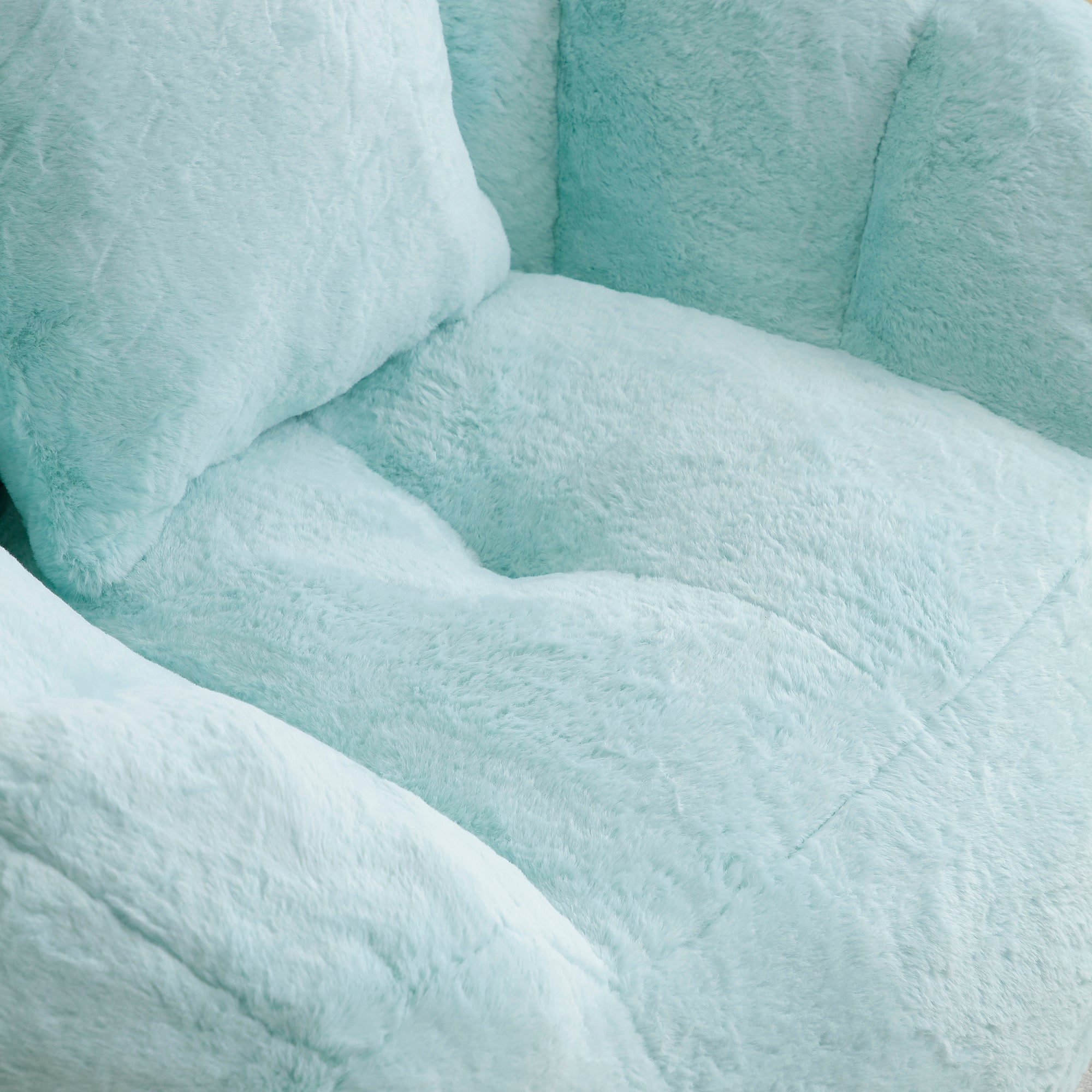 Foam Bean Bag Chair with Footrest