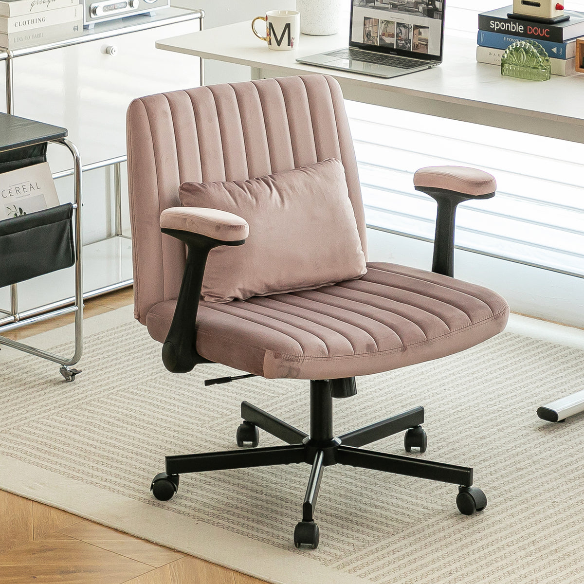 Modern Criss-Cross Armrest Office Chair