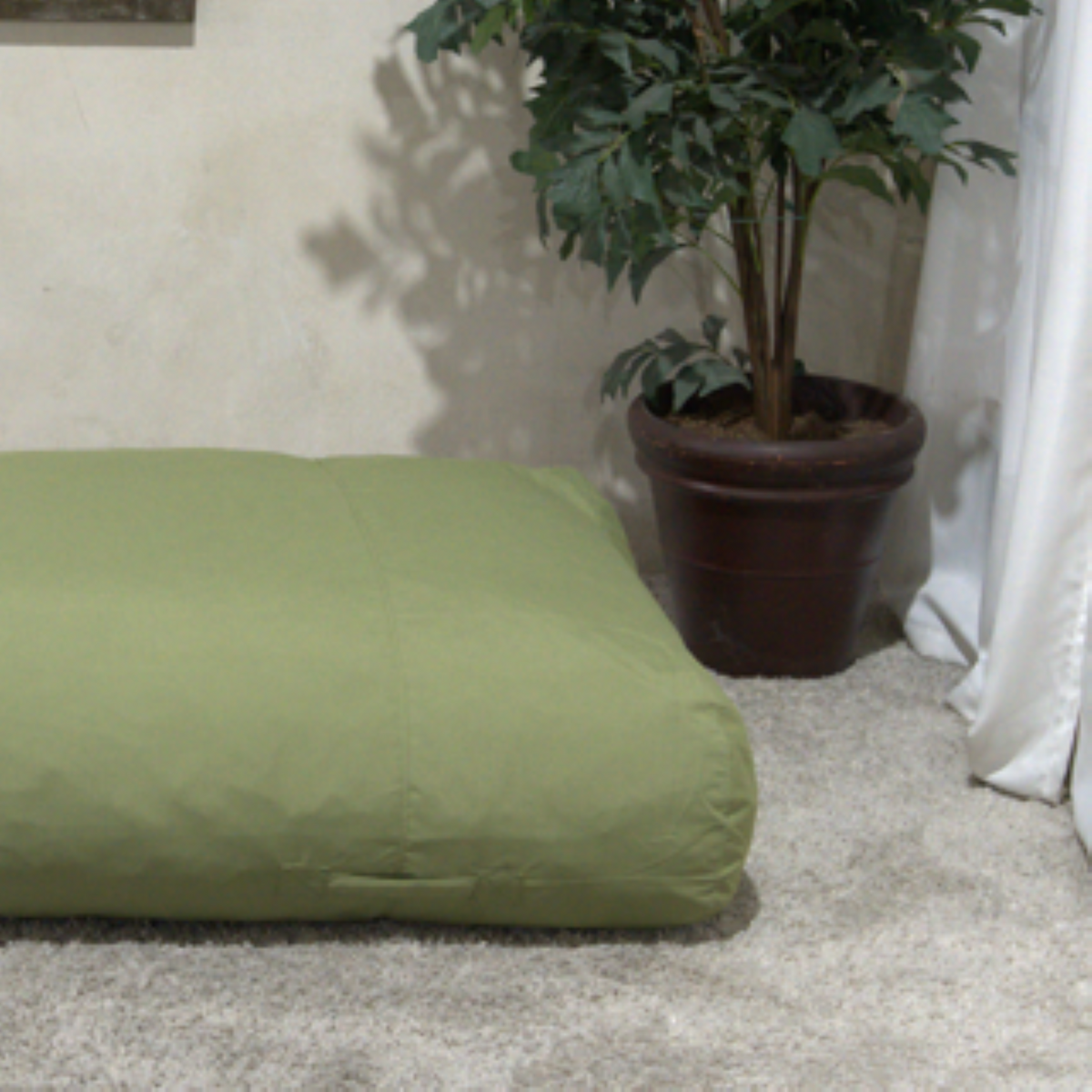 Kasper 6' × 3' Green Lounger Bean Bag