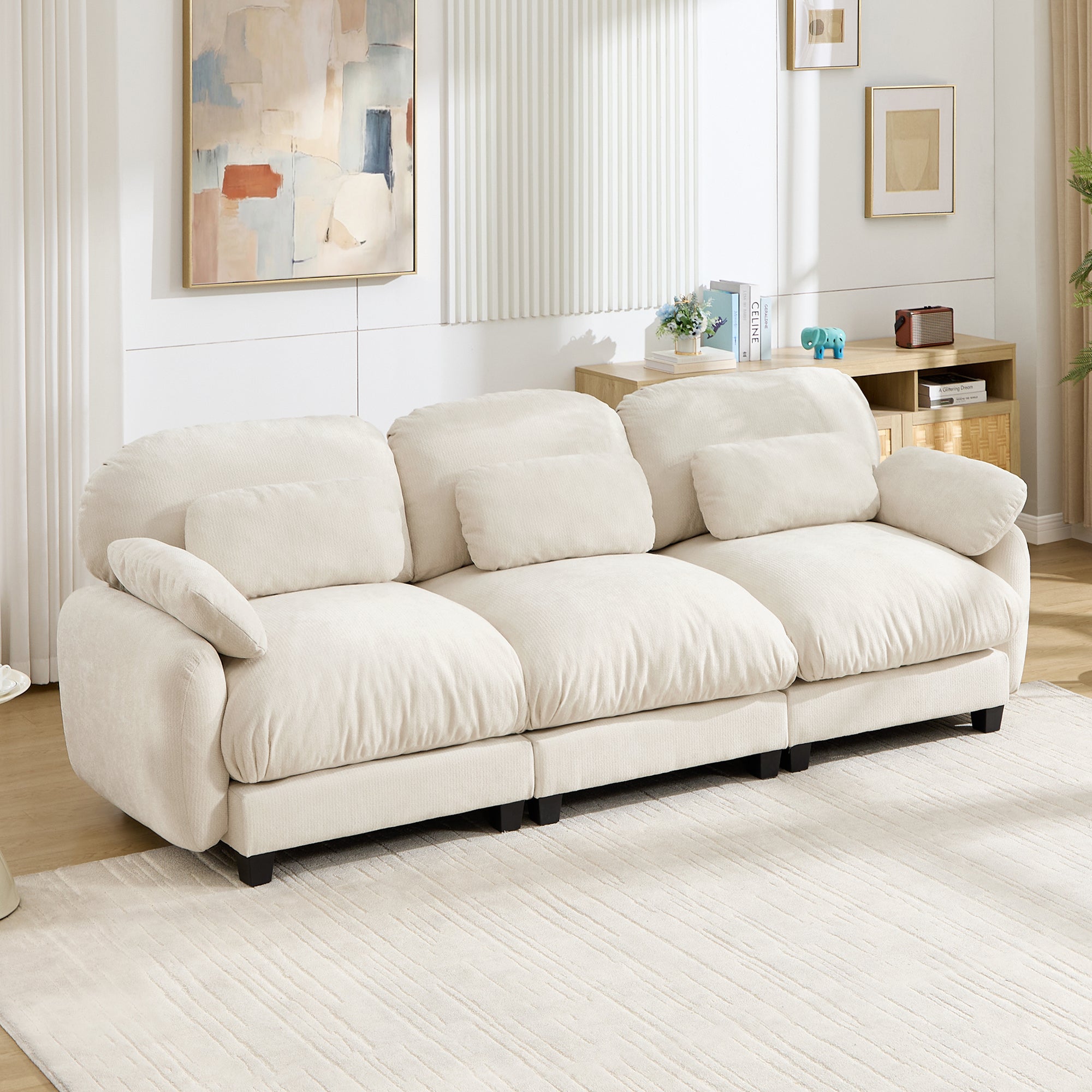 Cloudmere Modern Chenille Modular Sofa