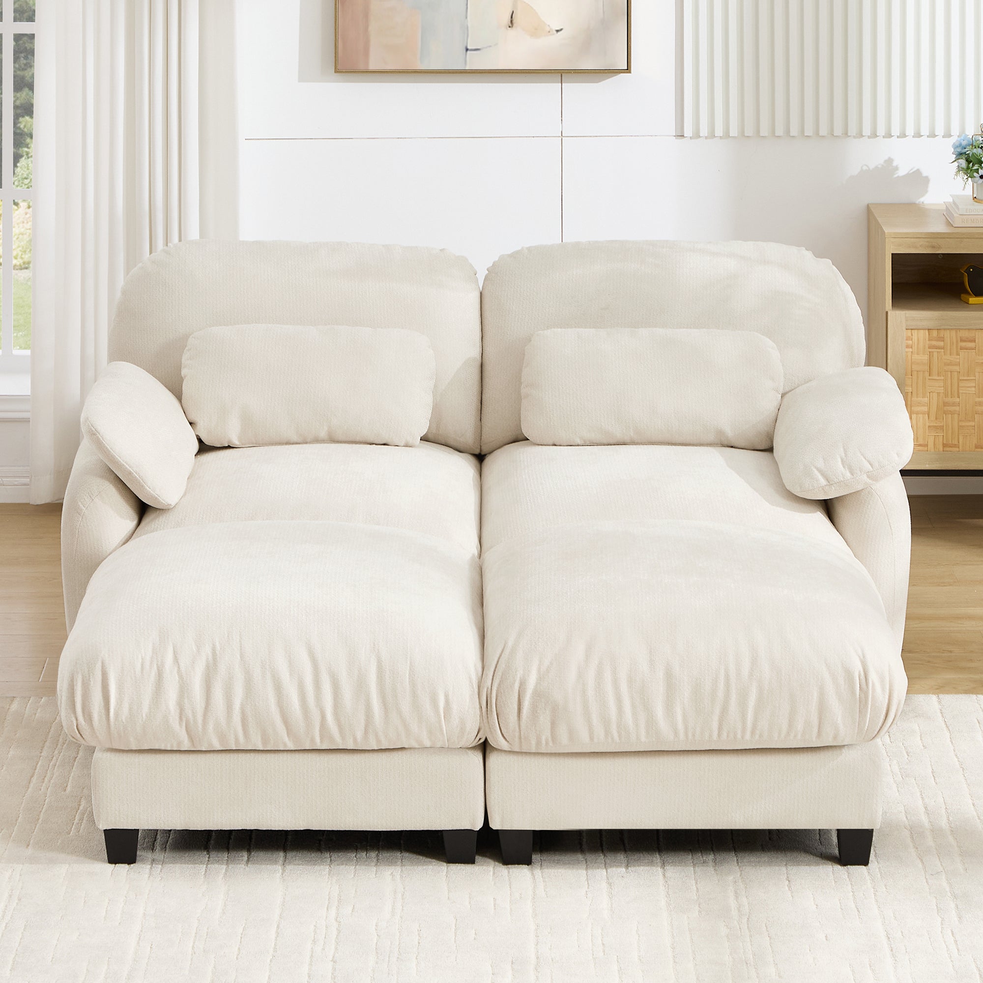 Cloudmere Modern Chenille Modular Sofa