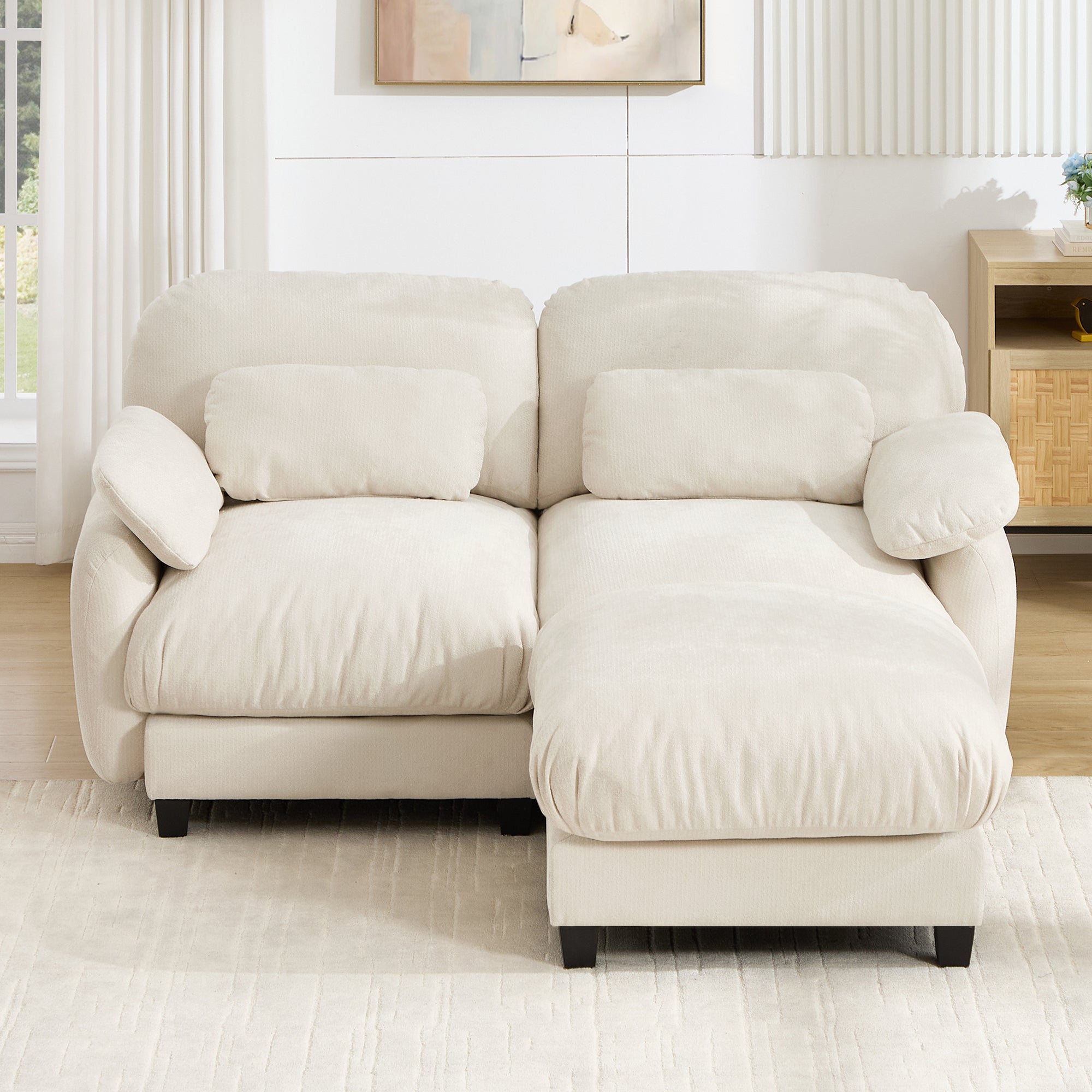 Cloudmere Modern Chenille Modular Sofa
