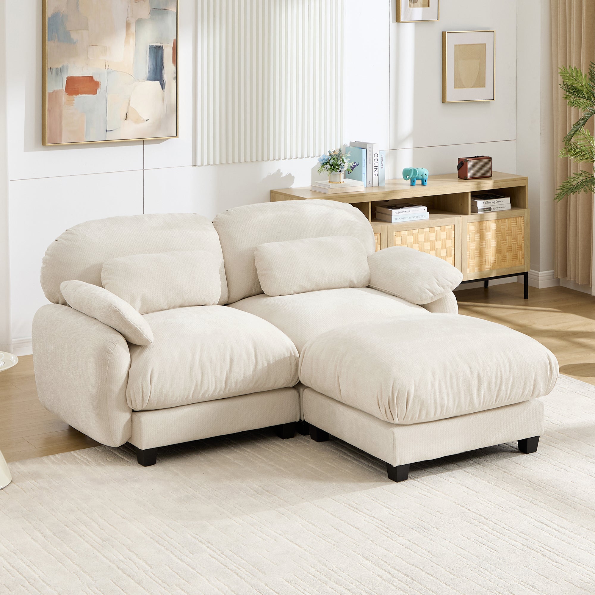 Cloudmere Modern Chenille Modular Sofa