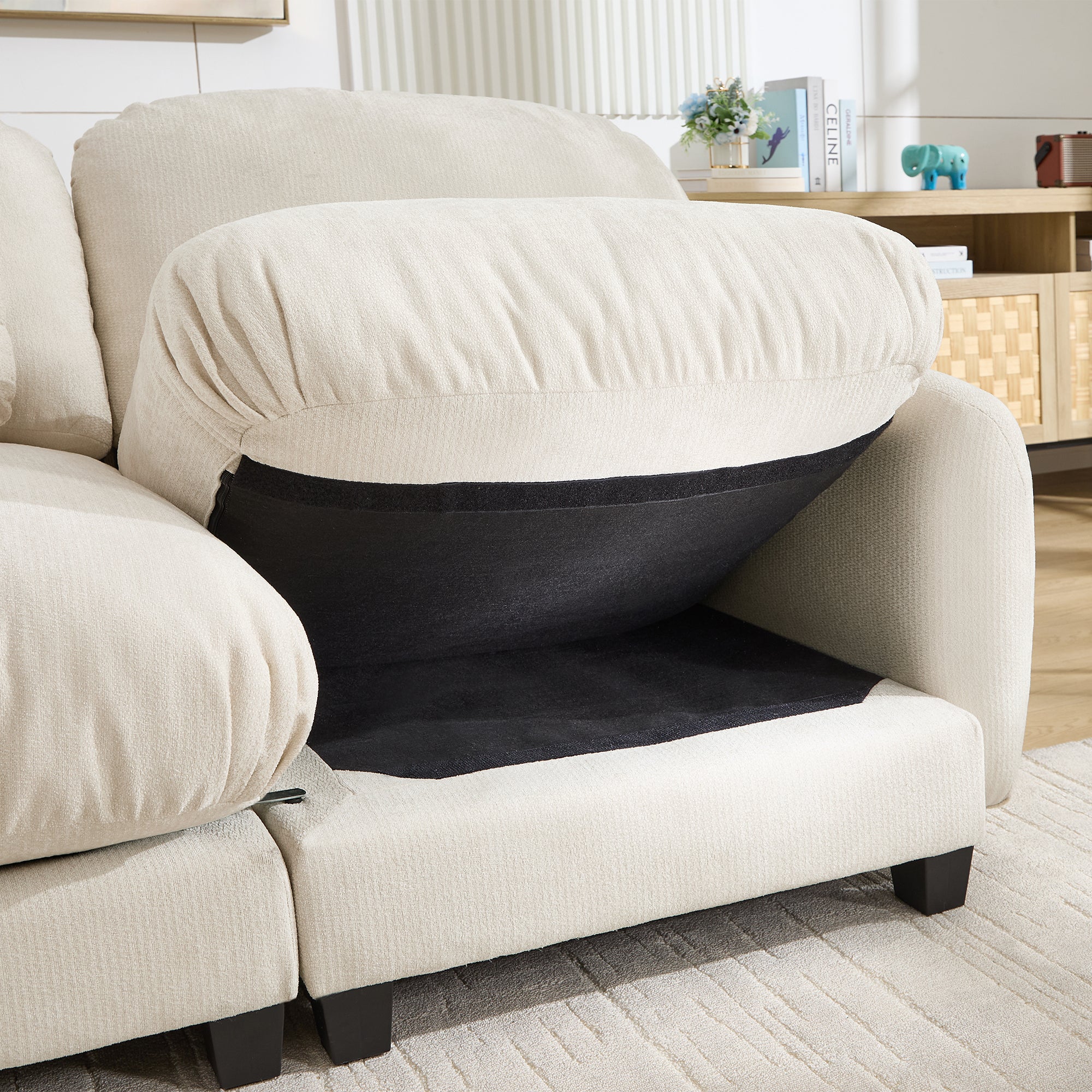 Cloudmere Modern Chenille Modular Sofa