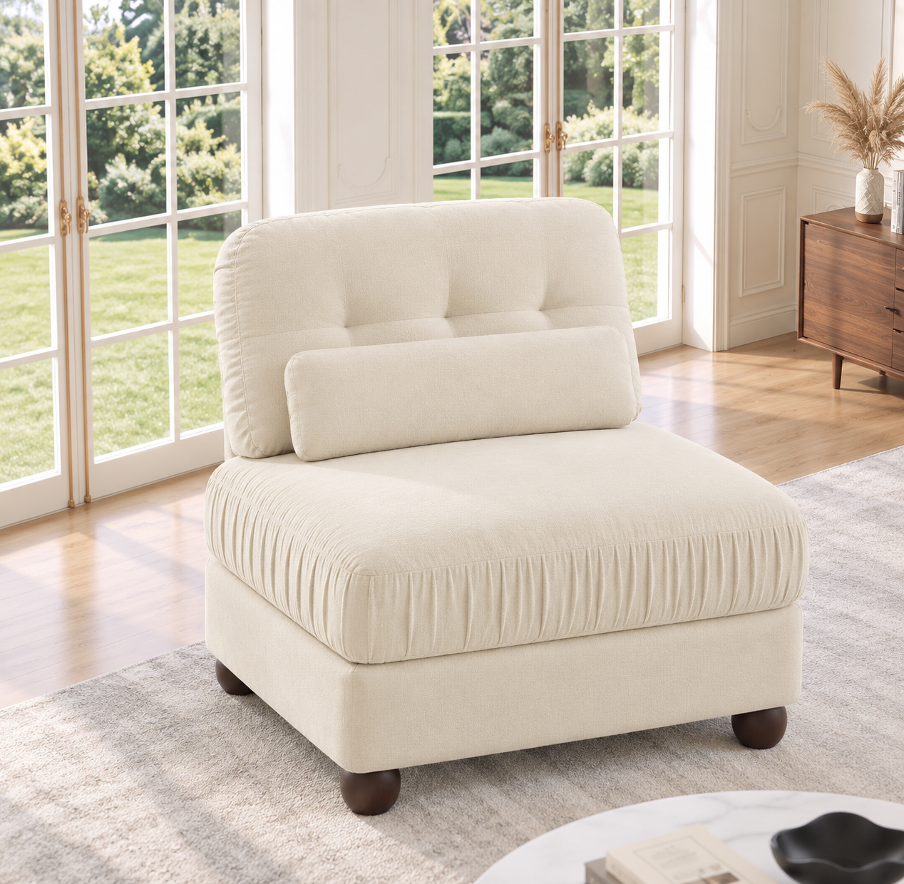 Roselle Classic Chenille Modular Sofa