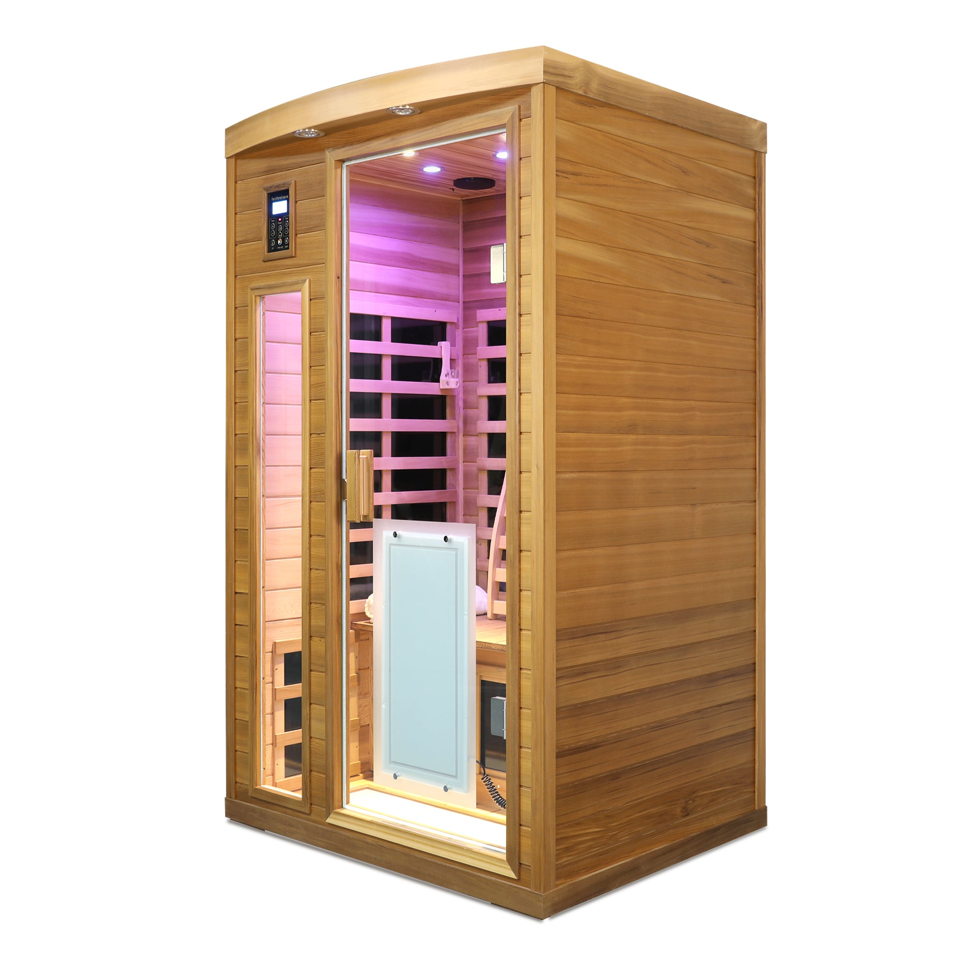 Low EMF 2-Person Red Cedar Far-Infrared Indoor Sauna