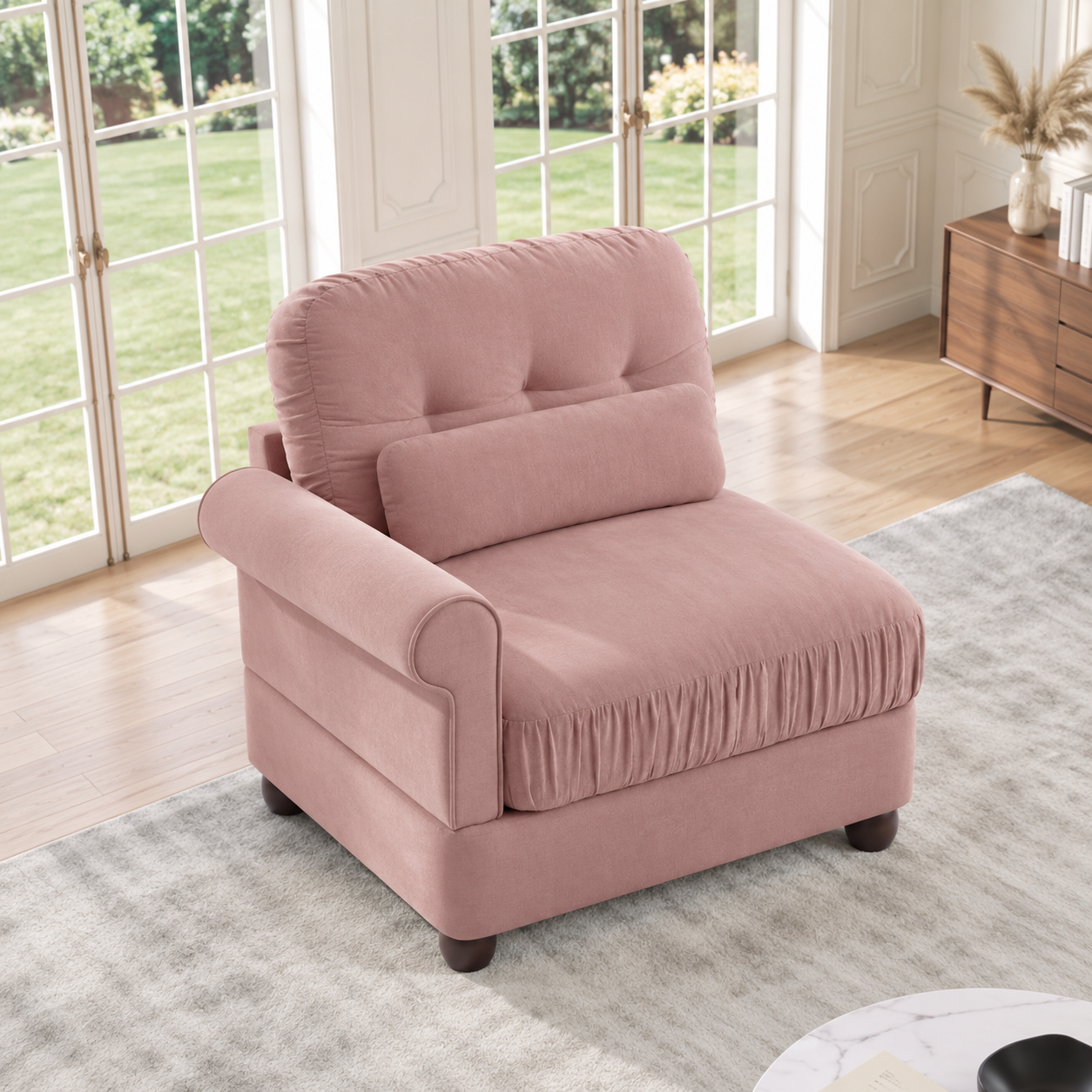 Roselle Classic Chenille Modular Sofa