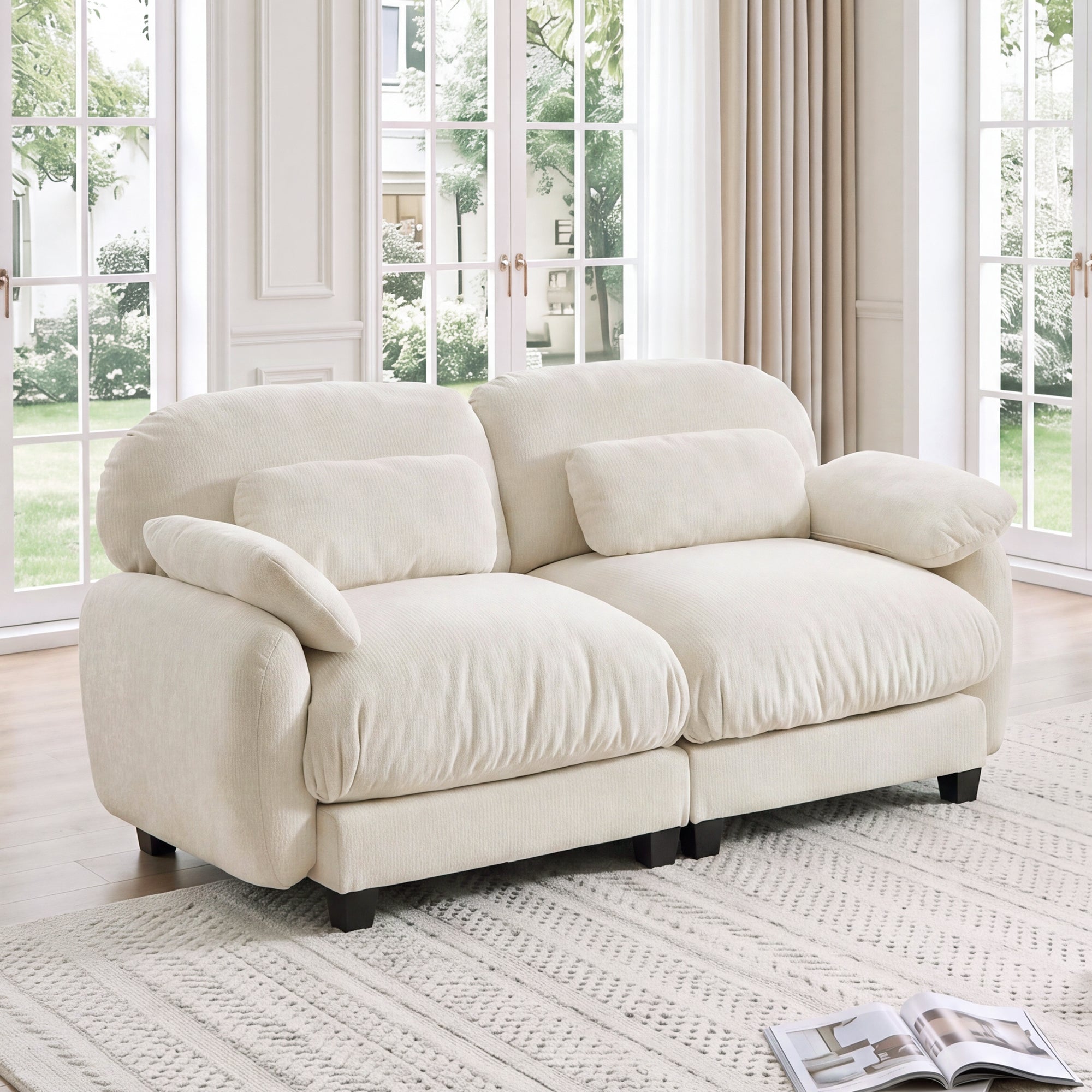 Cloudmere Modern Chenille Modular Sofa