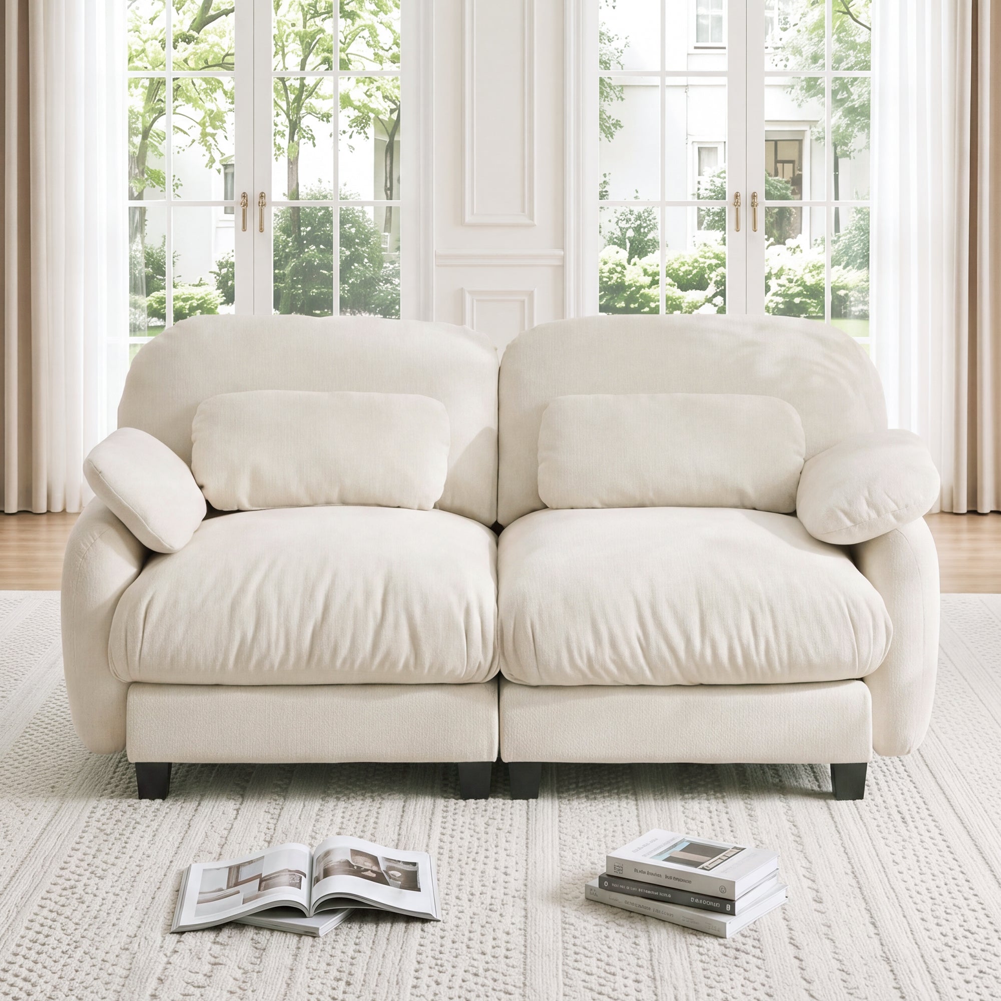 Cloudmere Modern Chenille Modular Sofa