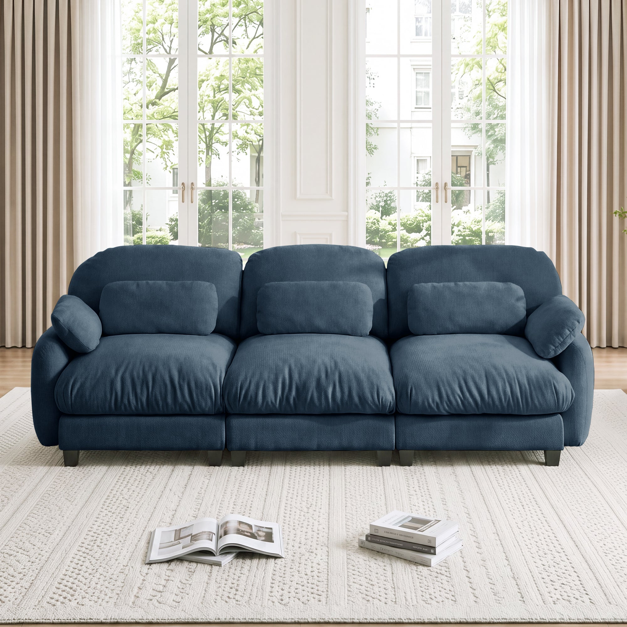 Cloudmere Modern Chenille Modular Sofa