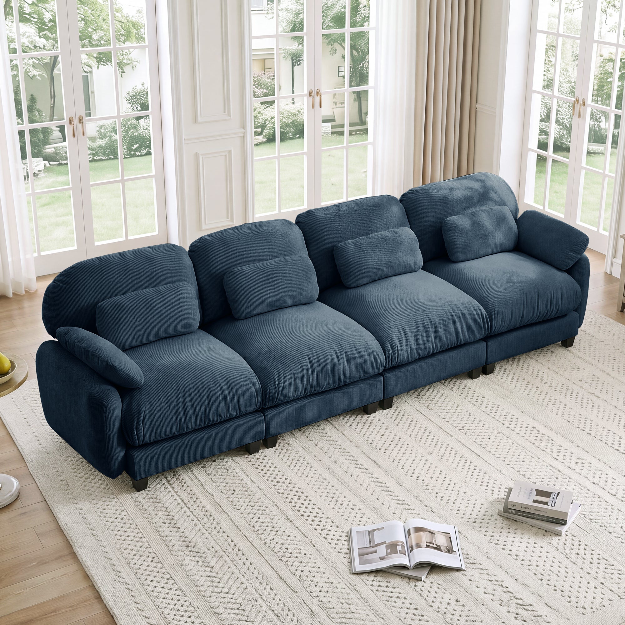 Cloudmere Modern Chenille Modular Sofa