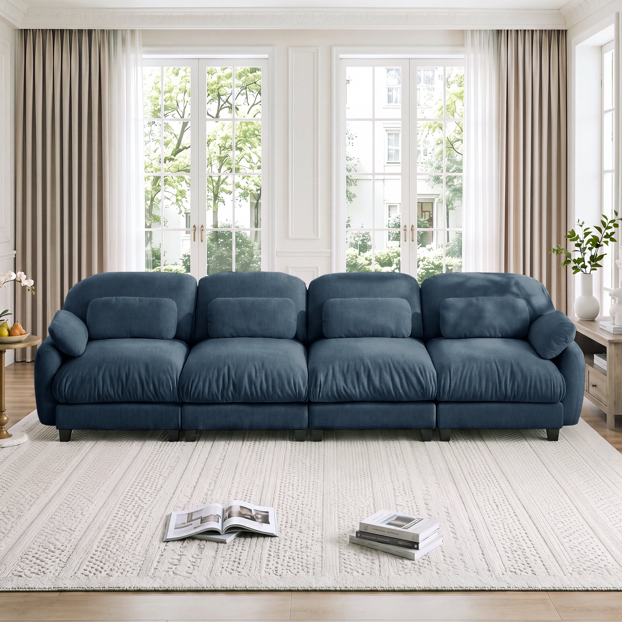 Cloudmere Modern Chenille Modular Sofa