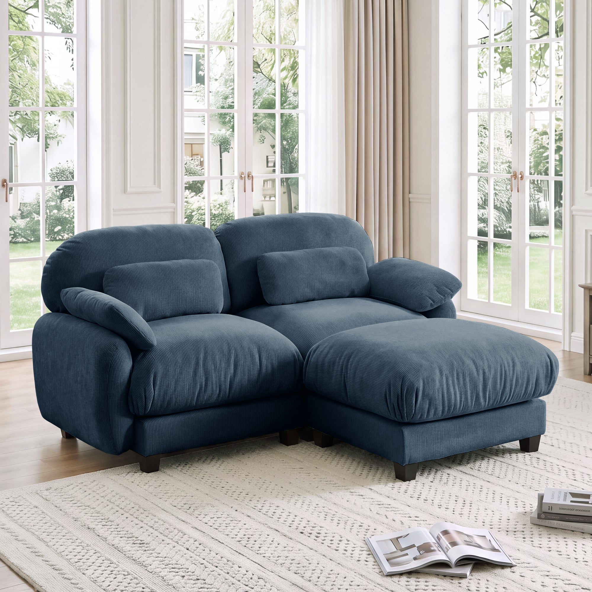 Cloudmere Modern Chenille Modular Sofa
