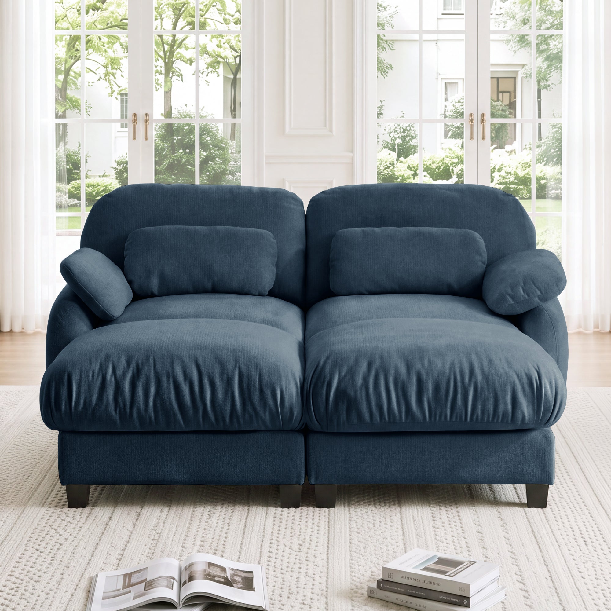 Cloudmere Modern Chenille Modular Sofa