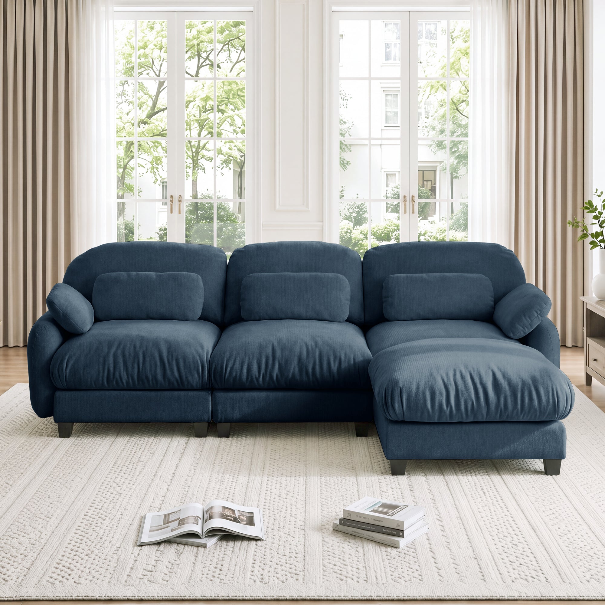 Cloudmere Modern Chenille Modular Sofa