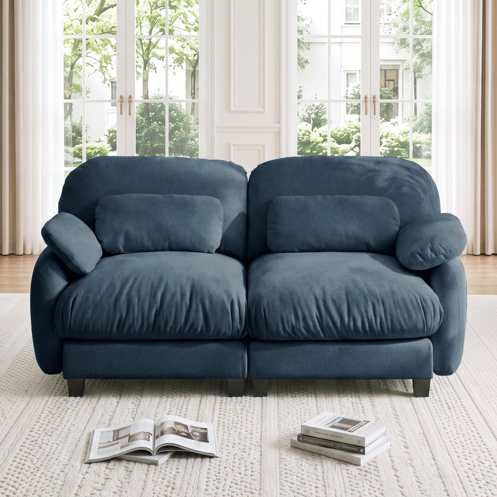 Cloudmere Modern Chenille Modular Sofa