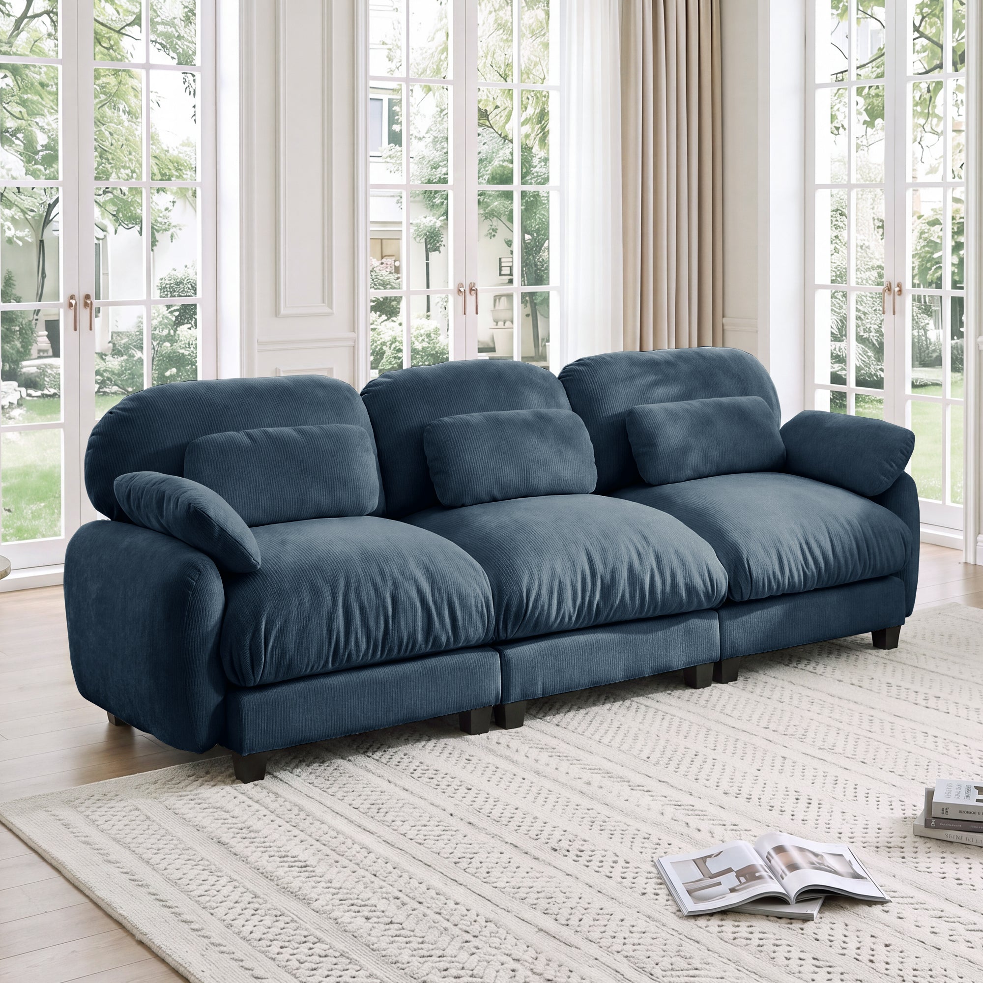 Cloudmere Modern Chenille Modular Sofa