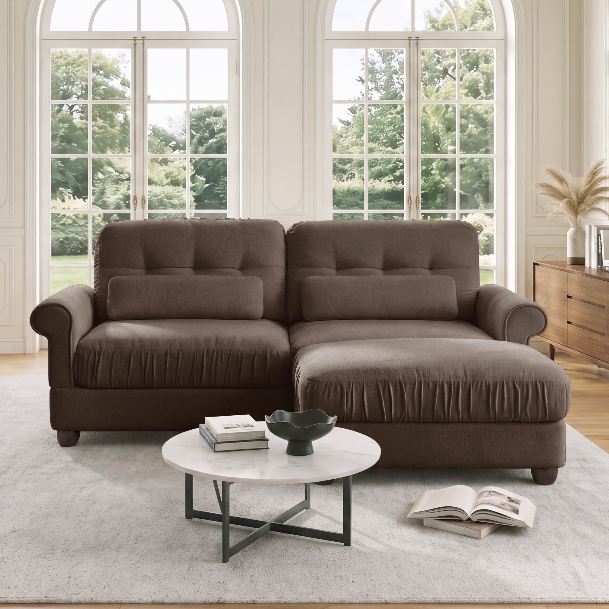 Roselle Classic Chenille Modular Sofa