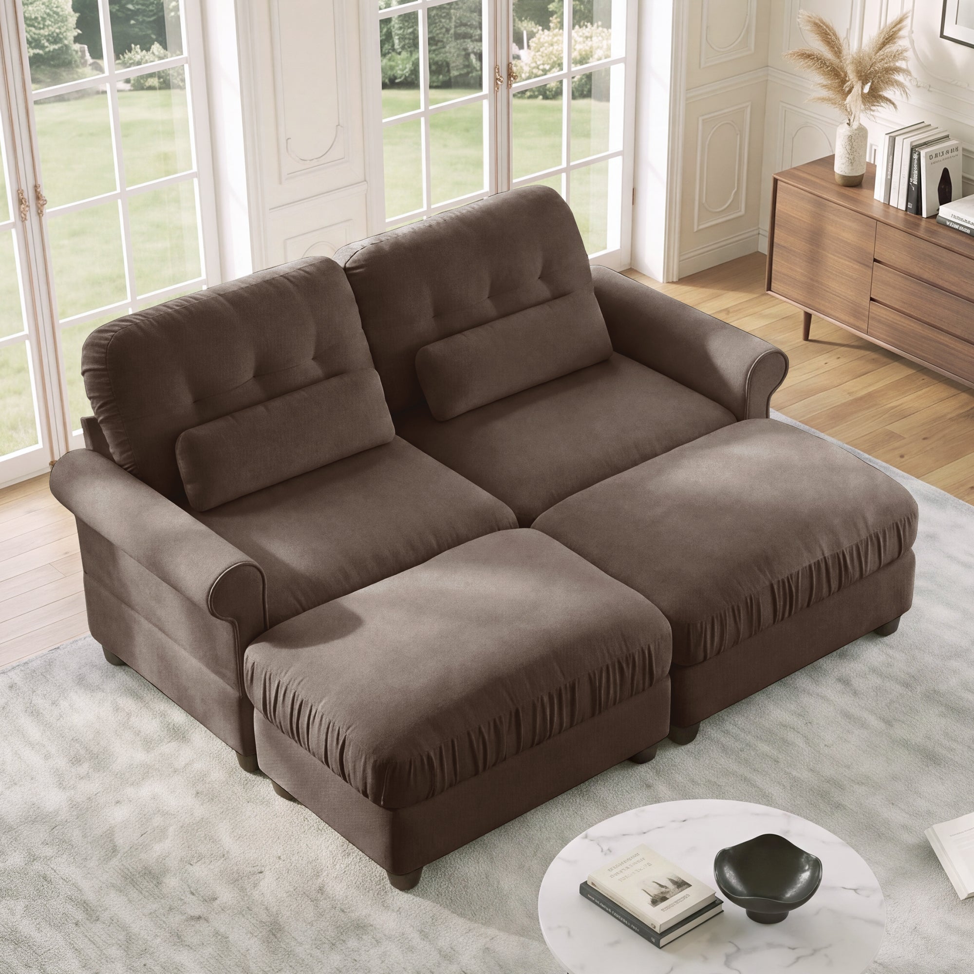 Roselle Classic Chenille Modular Sofa