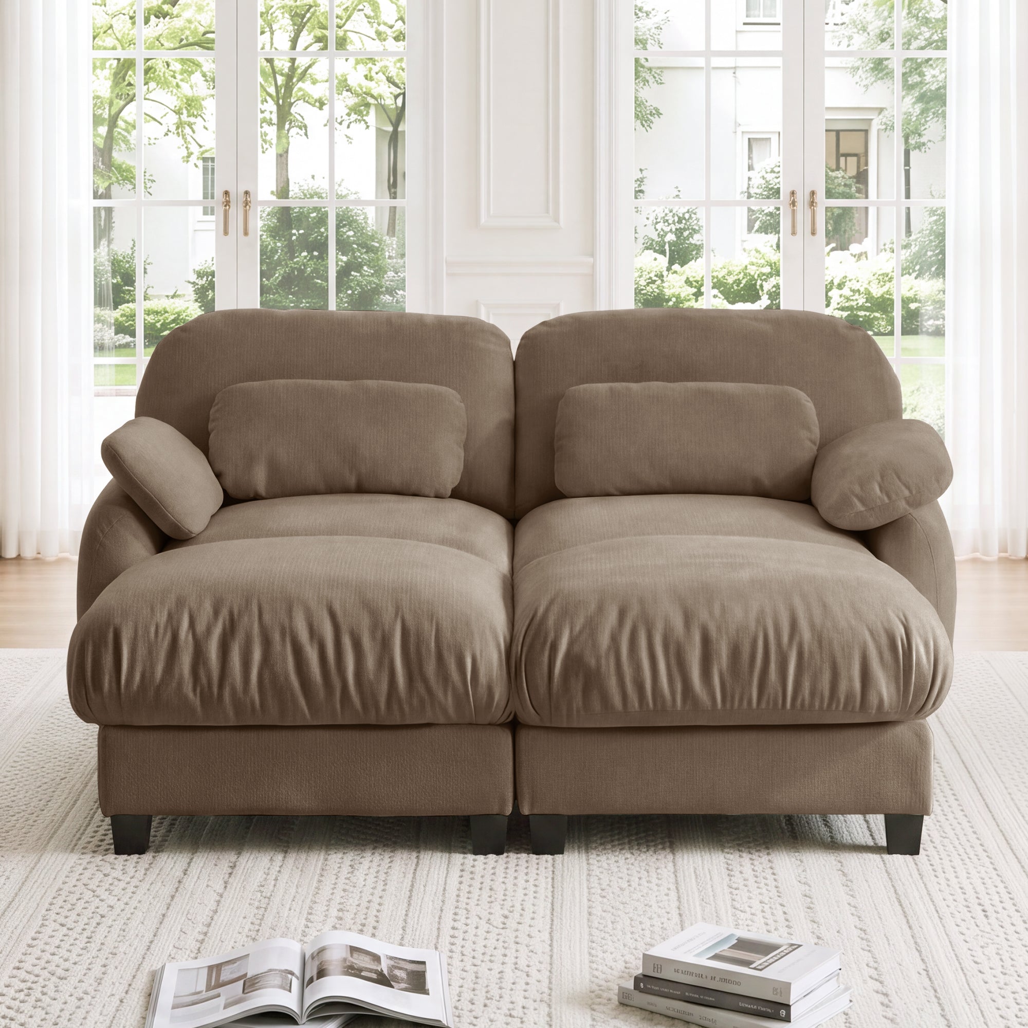 Cloudmere Modern Chenille Modular Sofa