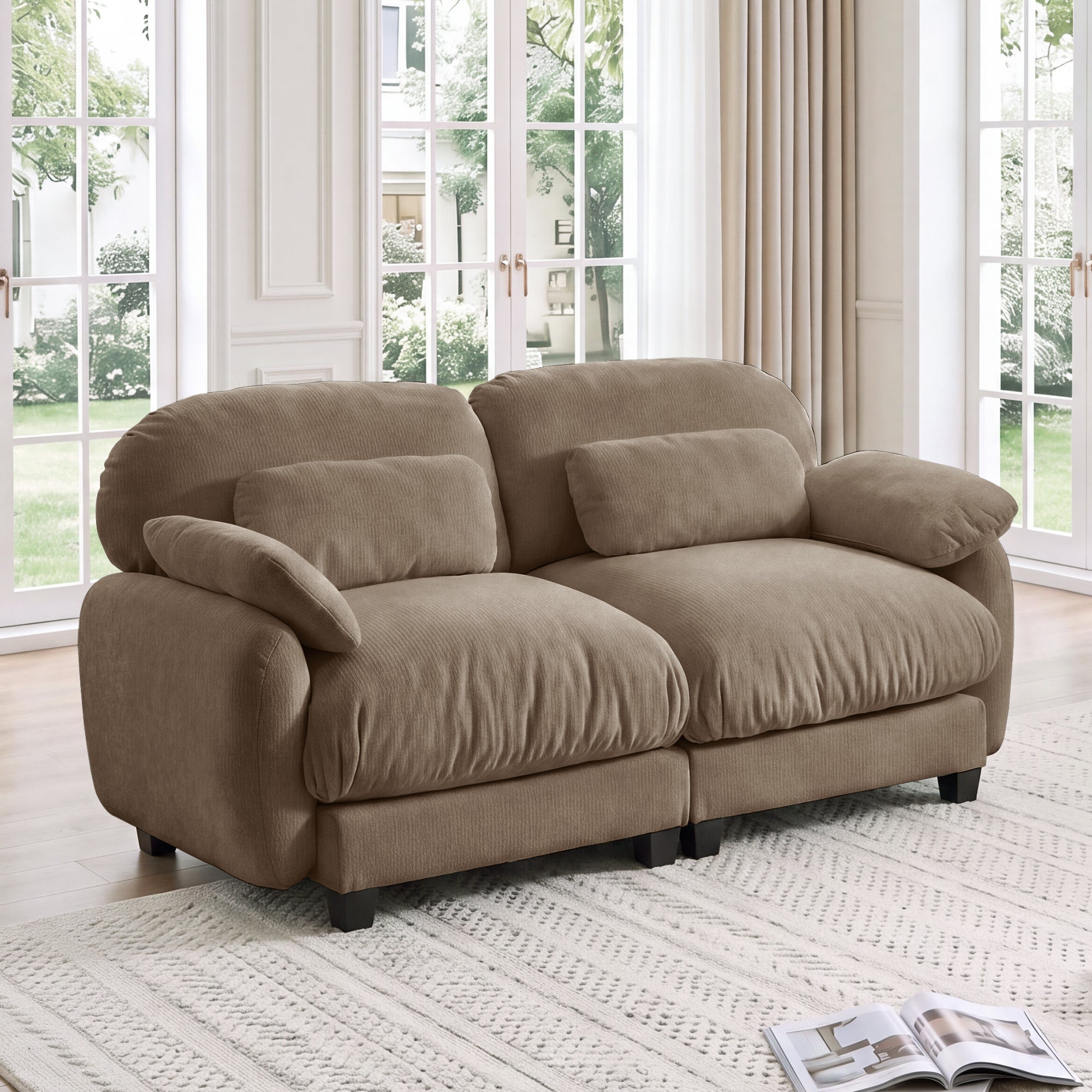 Cloudmere Modern Chenille Modular Sofa