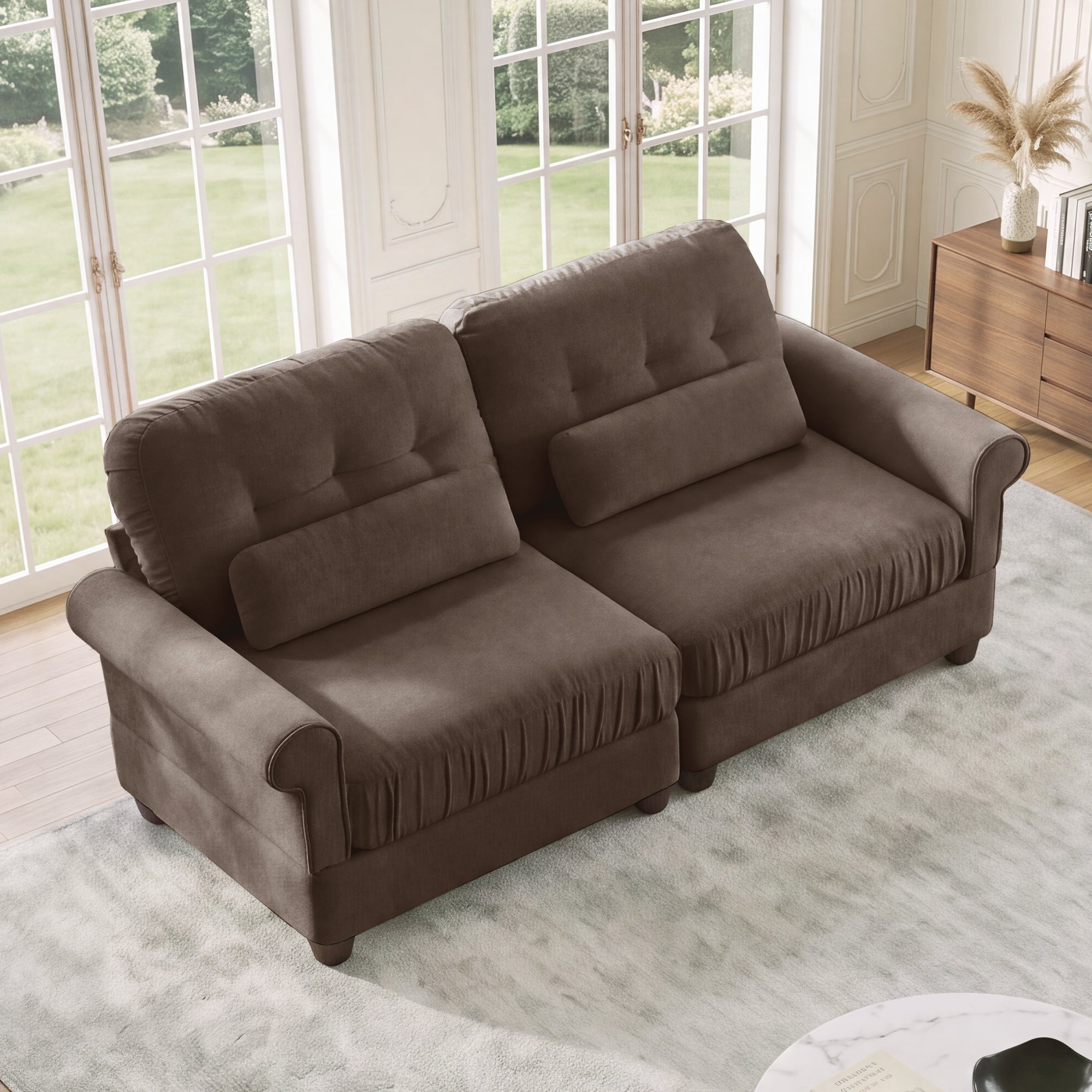 Roselle Classic Chenille Modular Sofa