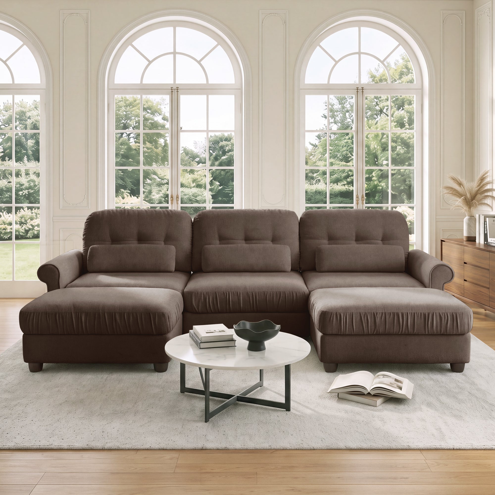Roselle Classic Chenille Modular Sofa