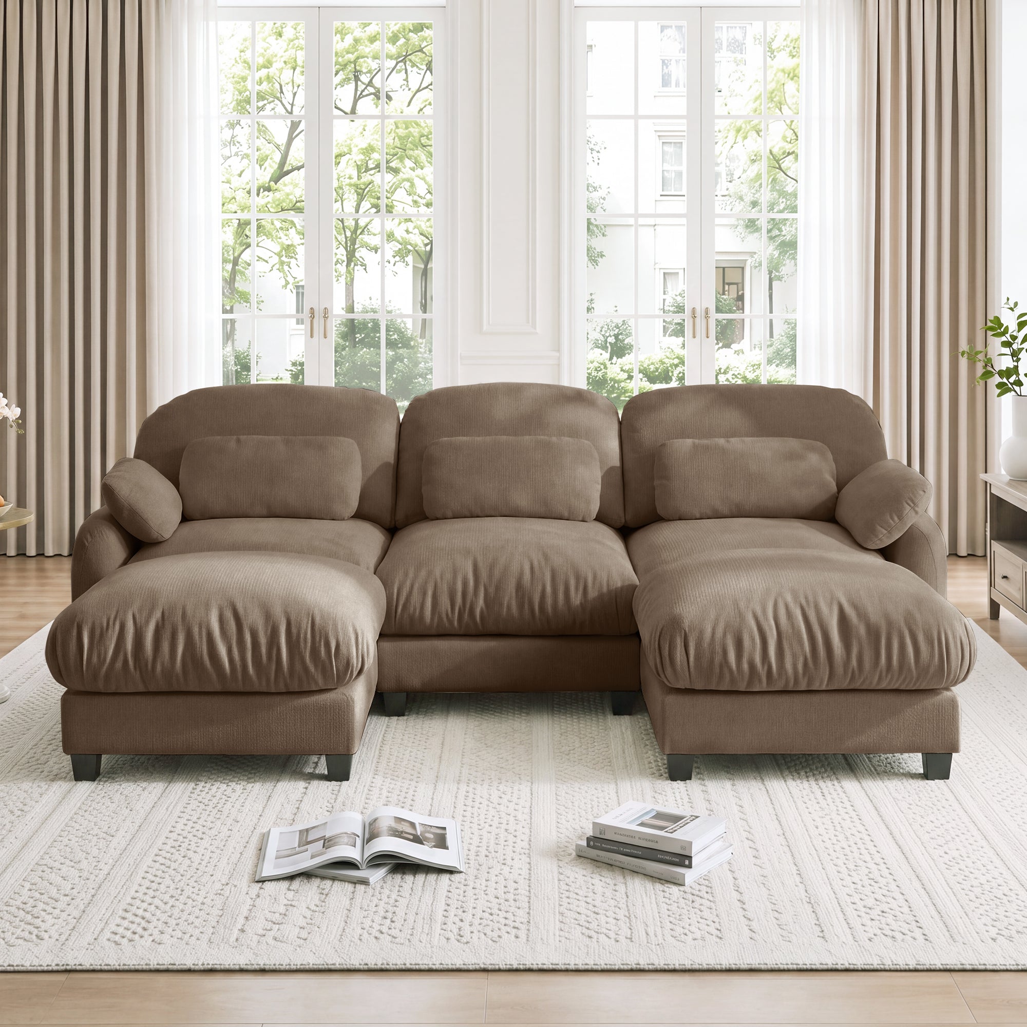 Cloudmere Modern Chenille Modular Sofa